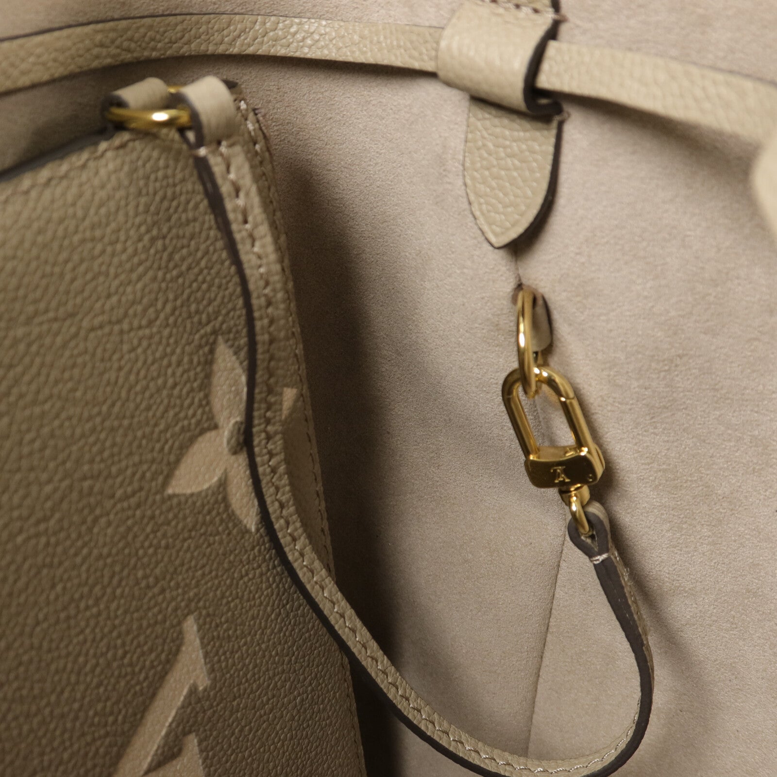 LOUIS VUITTON Monogram Empreinte Neo Noe MM手挽肩背兩用袋