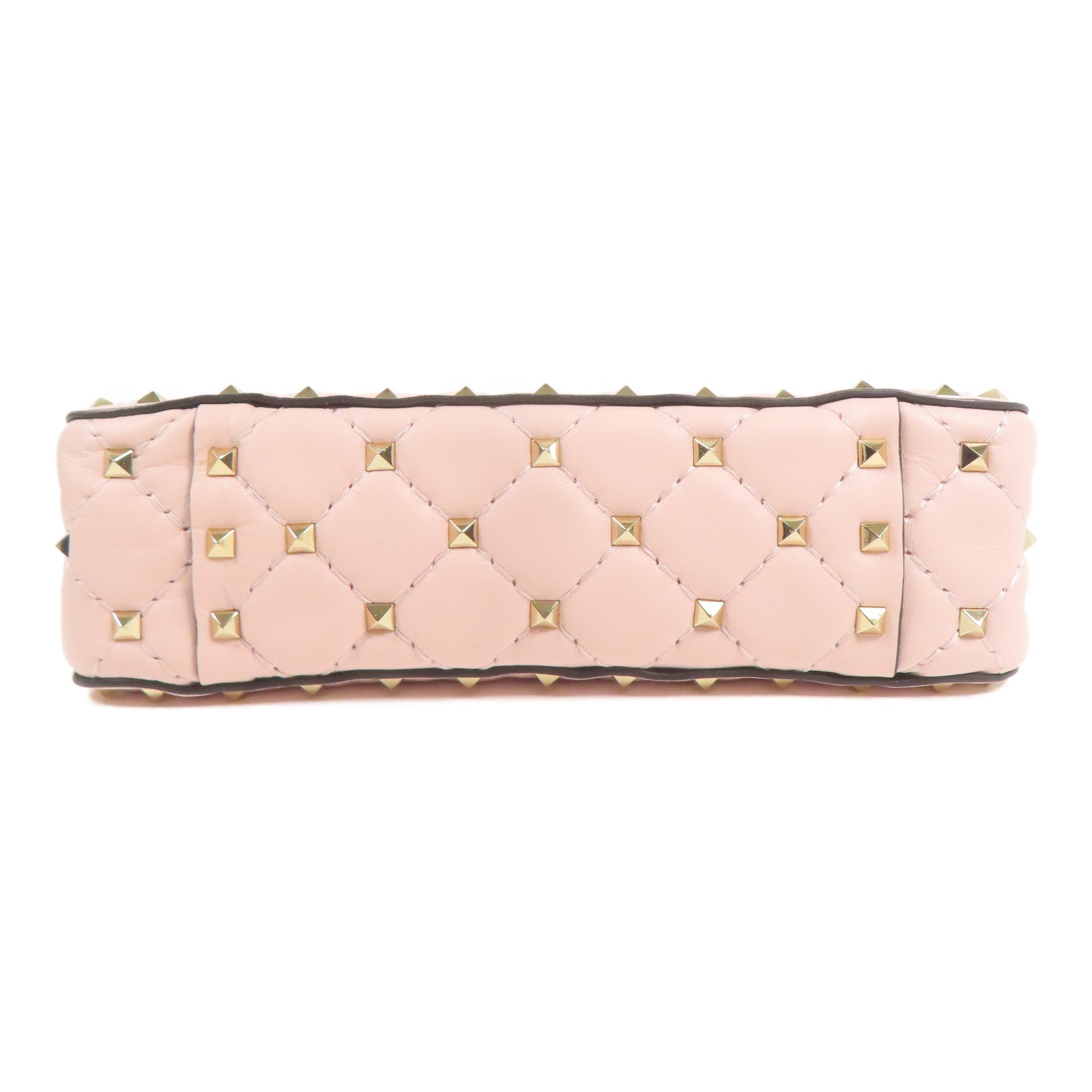 Valentino 皮革Rockstud Spike金扣鏈帶手挽肩背兩用袋