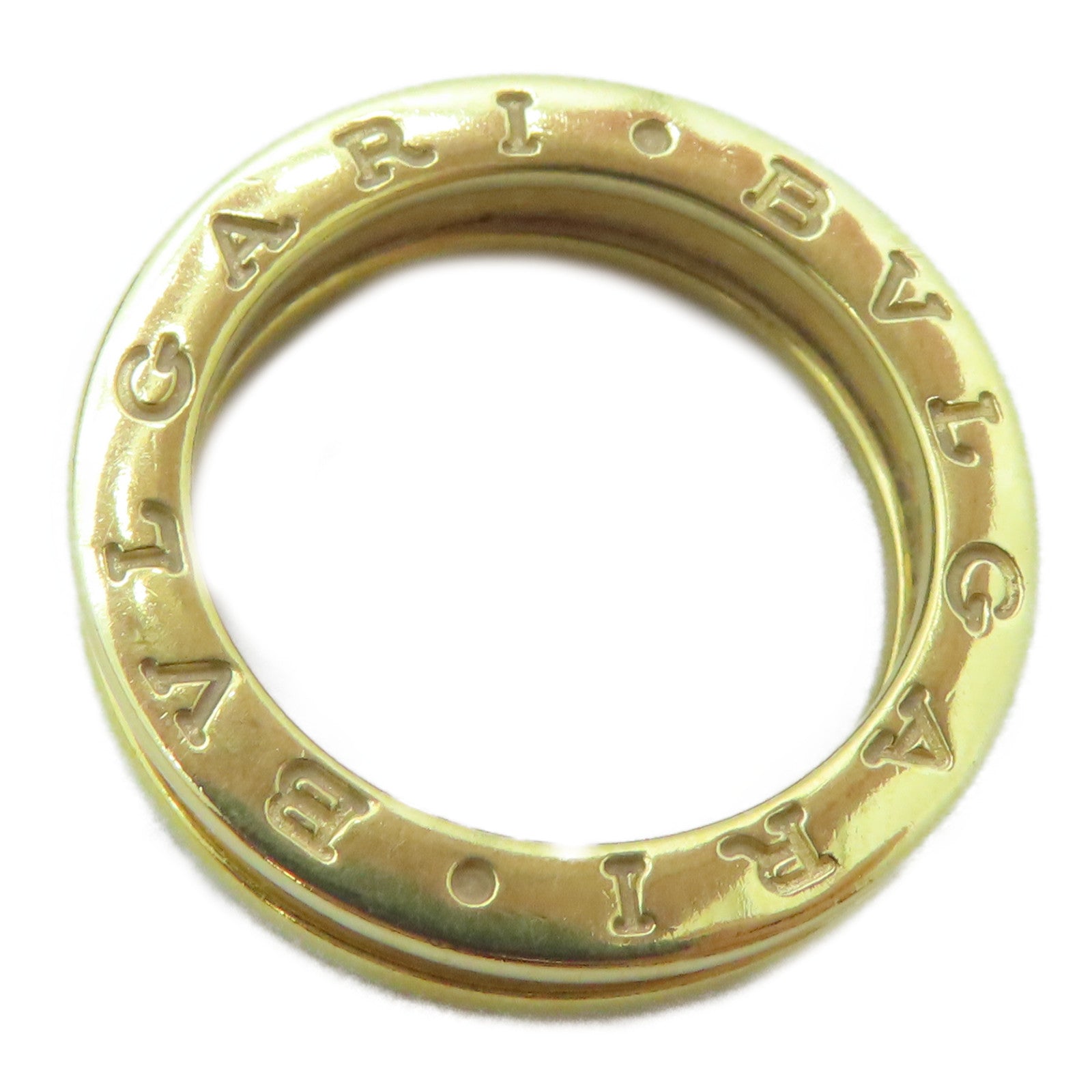 BVLGARI 18K黃金B-zero1 Ring XS金戒指BVLGARI#52/US#6