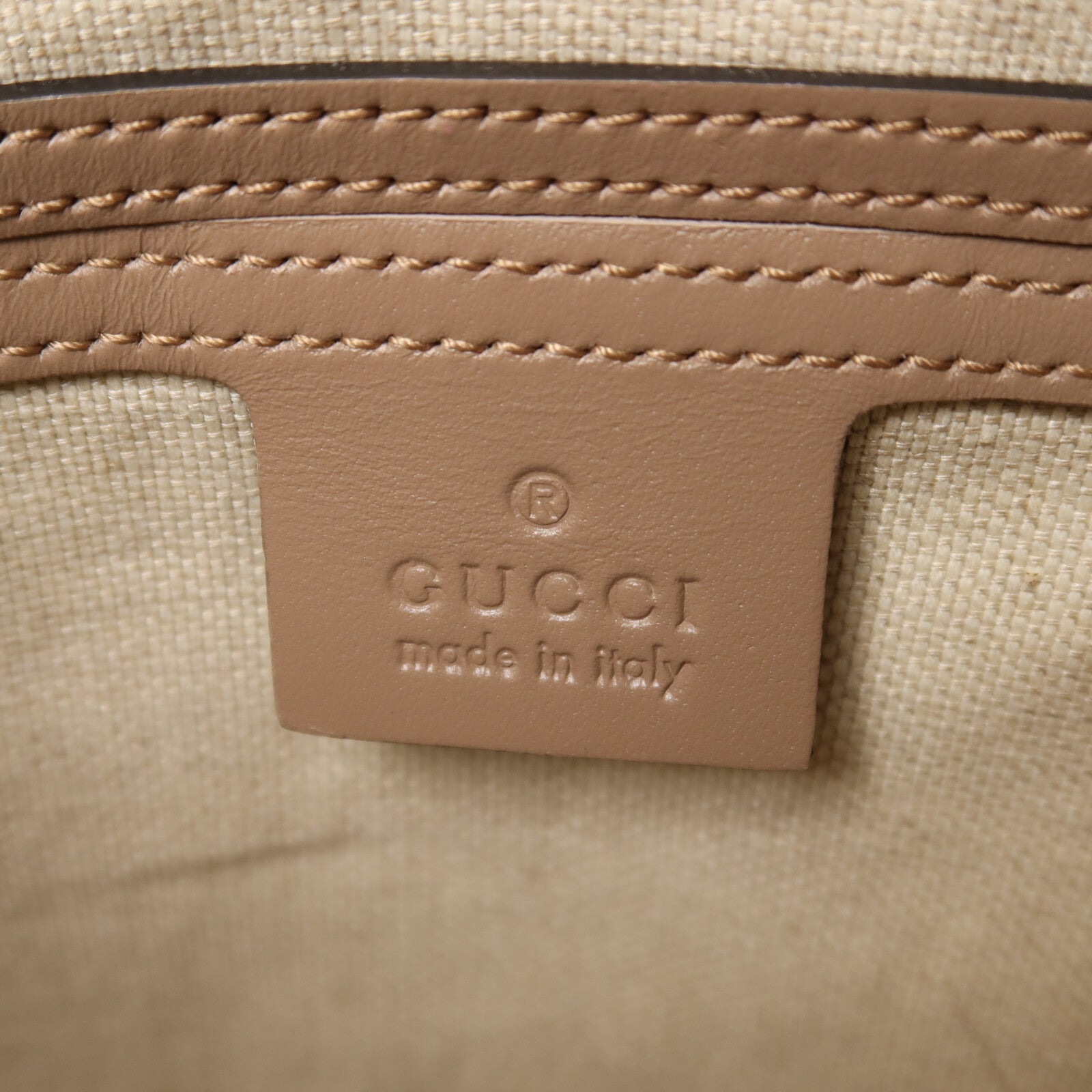 GUCCI 塗層帆布GG Supreme Shoulder Bag肩背袋