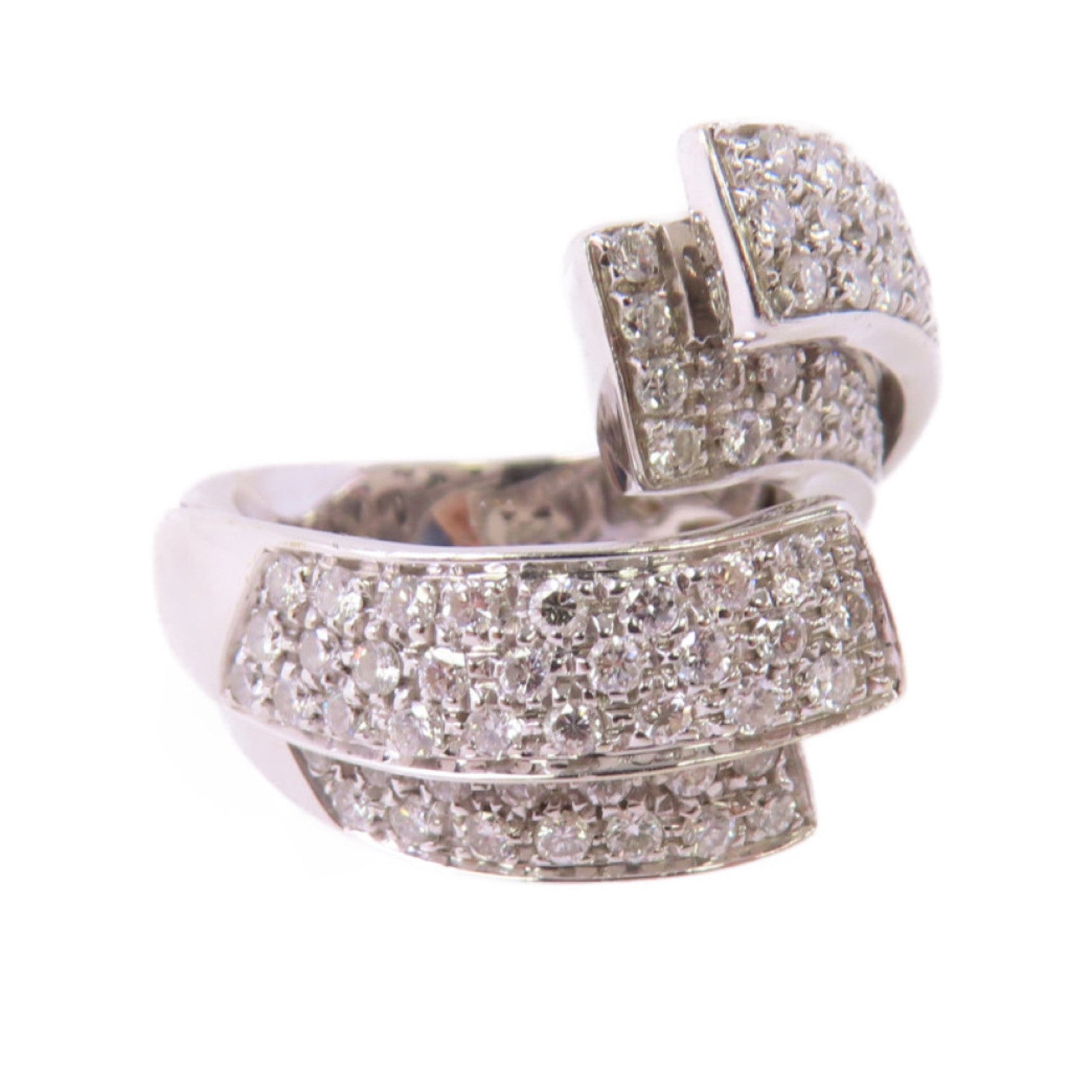 JEWELRY 18K白金/鑽石Diamond Ring戒指US#6.5