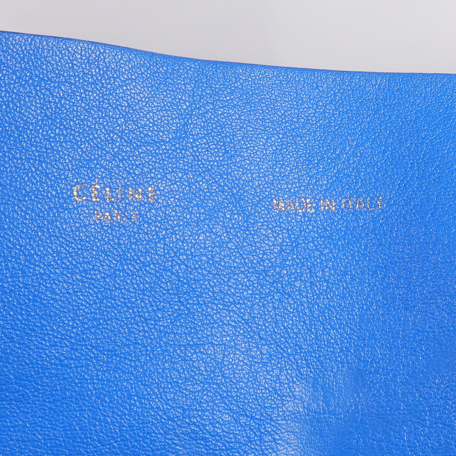 CELINE 皮革Cabas Tote金扣手挽袋