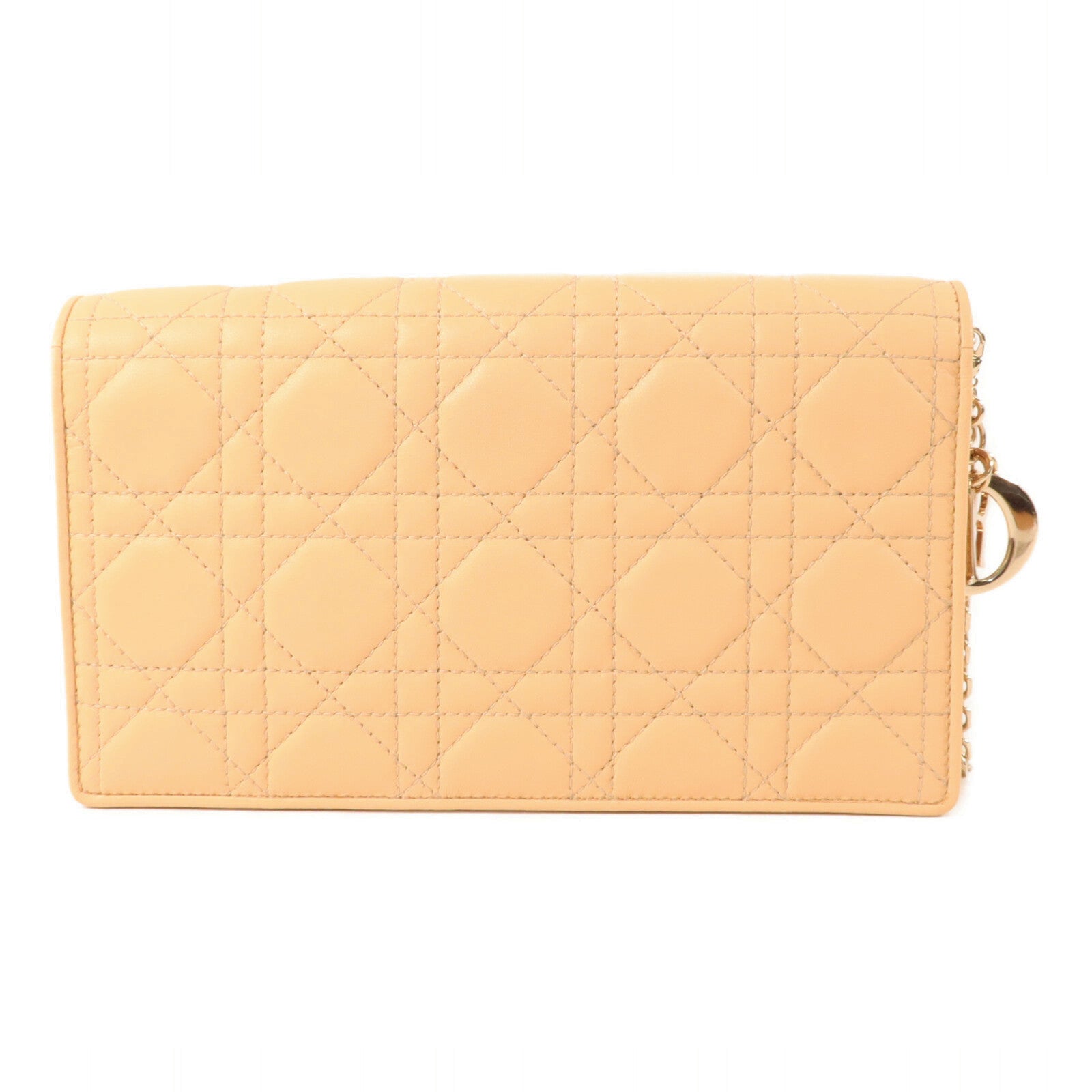 Dior 羊皮皮革Lady Dior Pouch鏈帶肩背袋