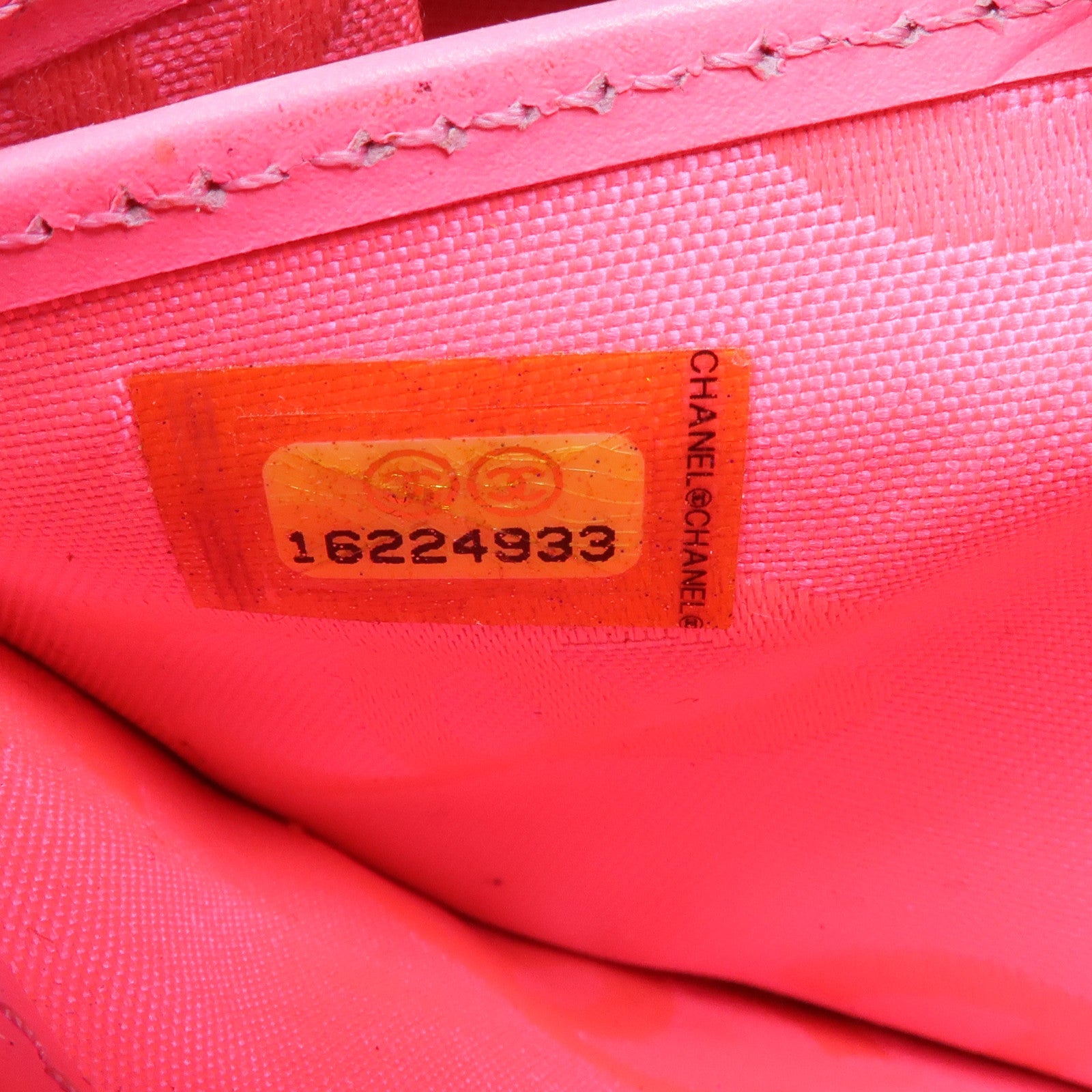 CHANEL 牛皮皮革Cambon Long Wallet銀扣長錢包