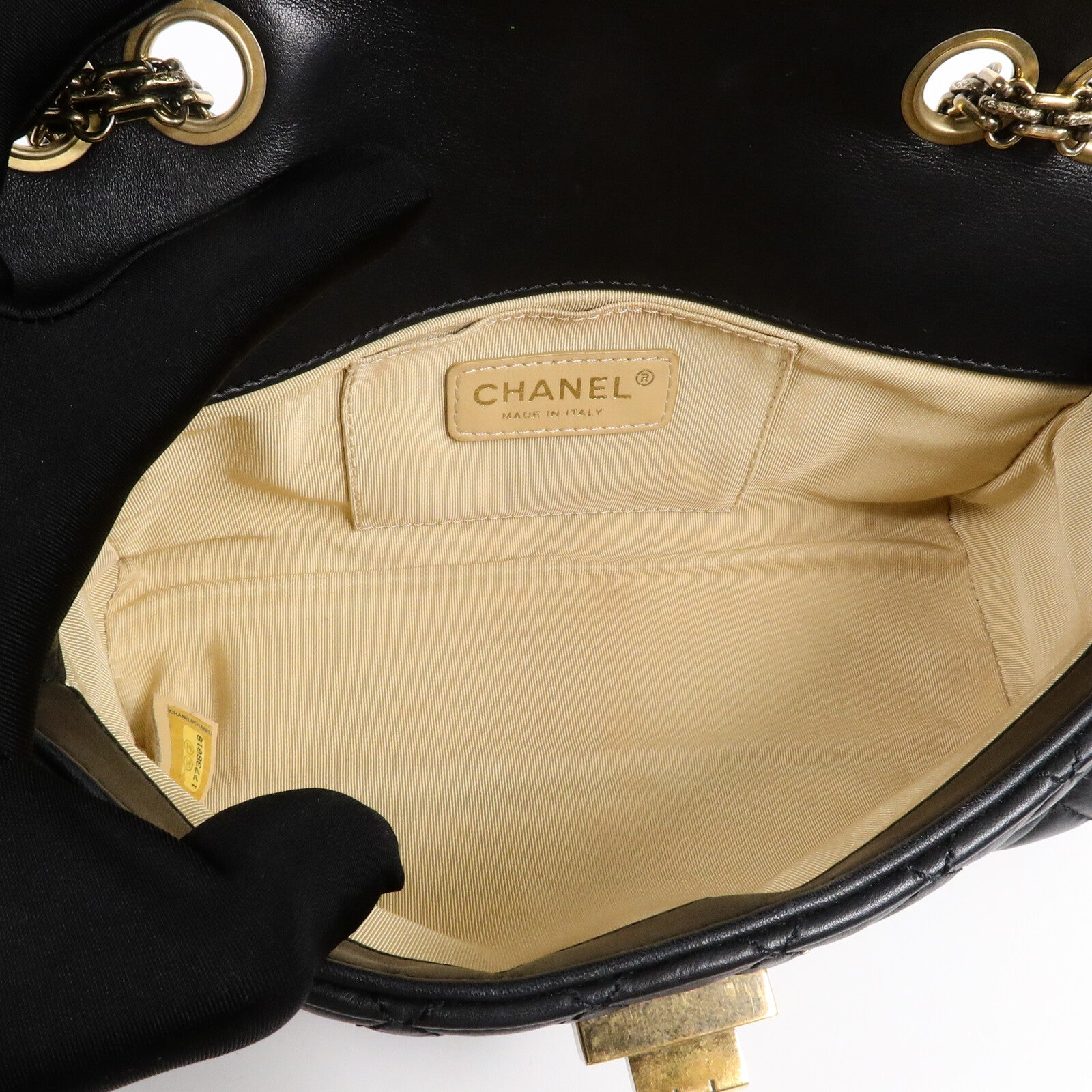 CHANEL 牛皮皮革Chain Shoulder Bag鏈帶肩背袋