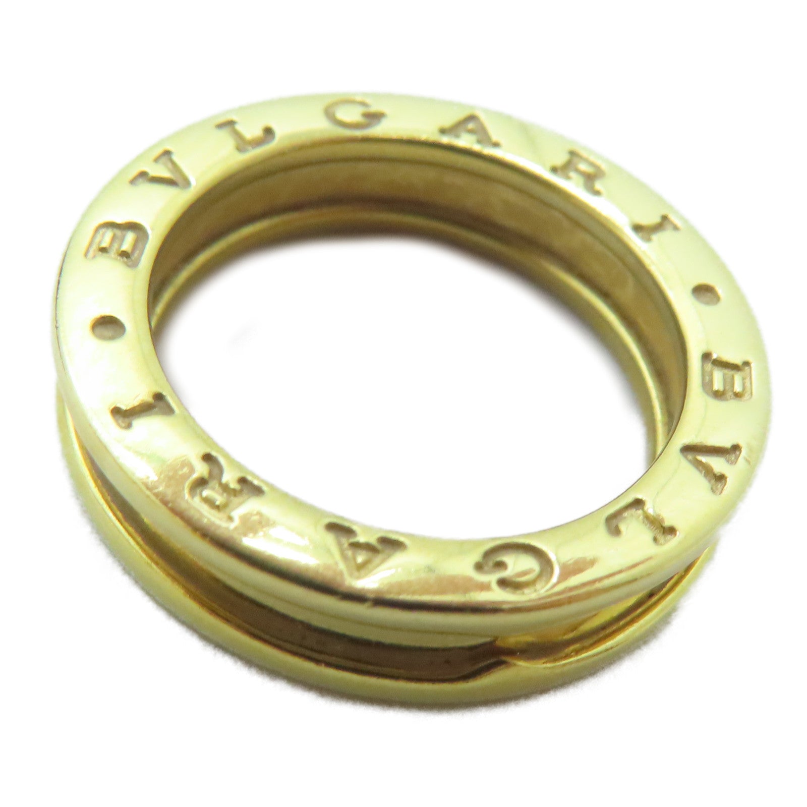BVLGARI 18K黃金B-zero1 Ring XS金戒指BVLGARI#52/US#6