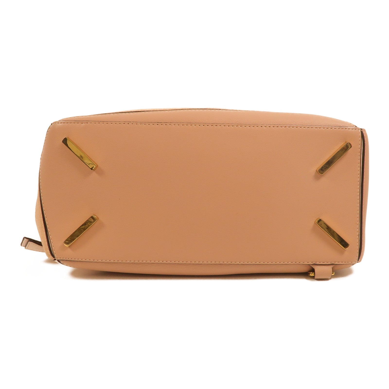LOEWE 牛皮/麂皮皮革Puzzle Medium手挽肩背兩用袋