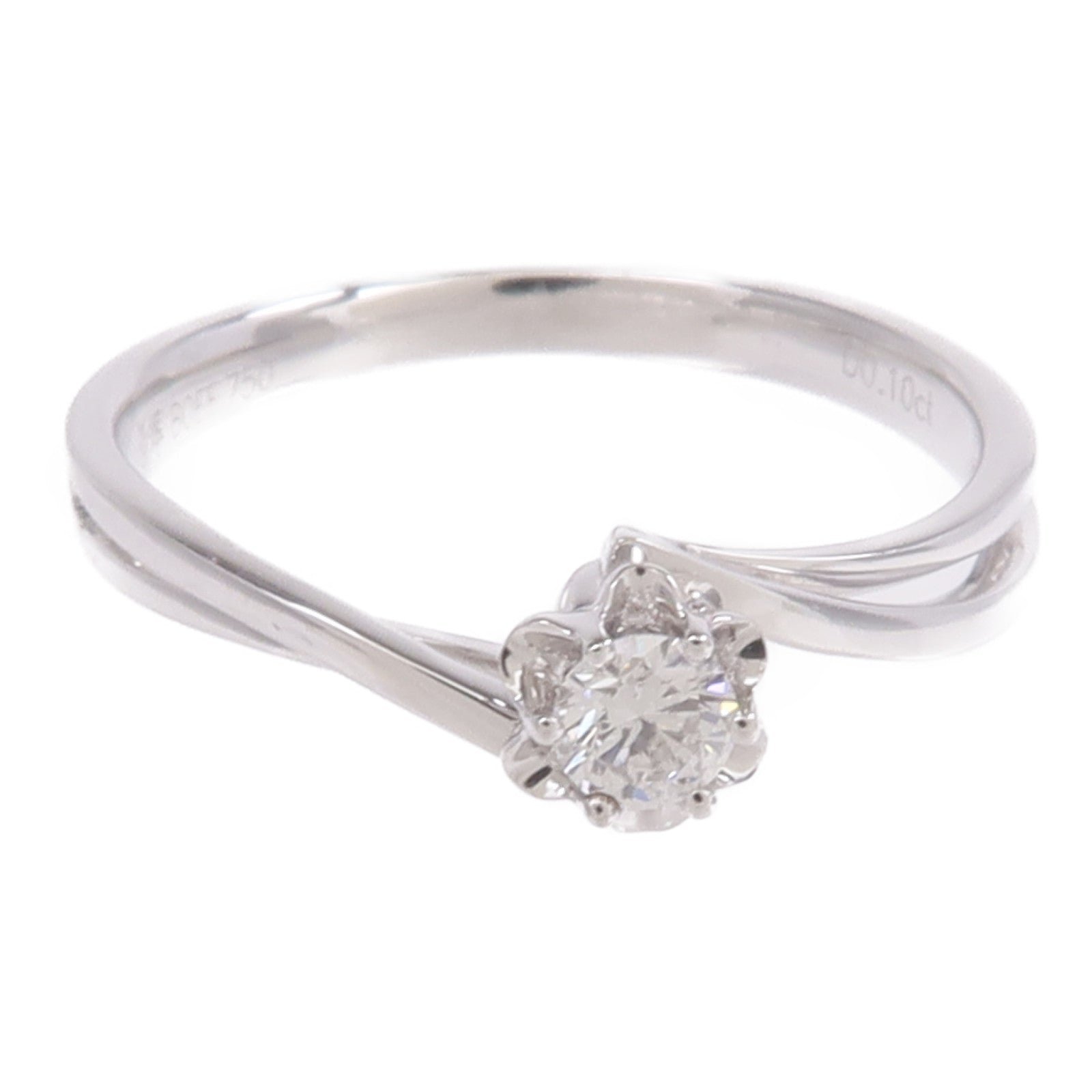 JEWELRY 18K白金Diamond Ring鑽石戒指