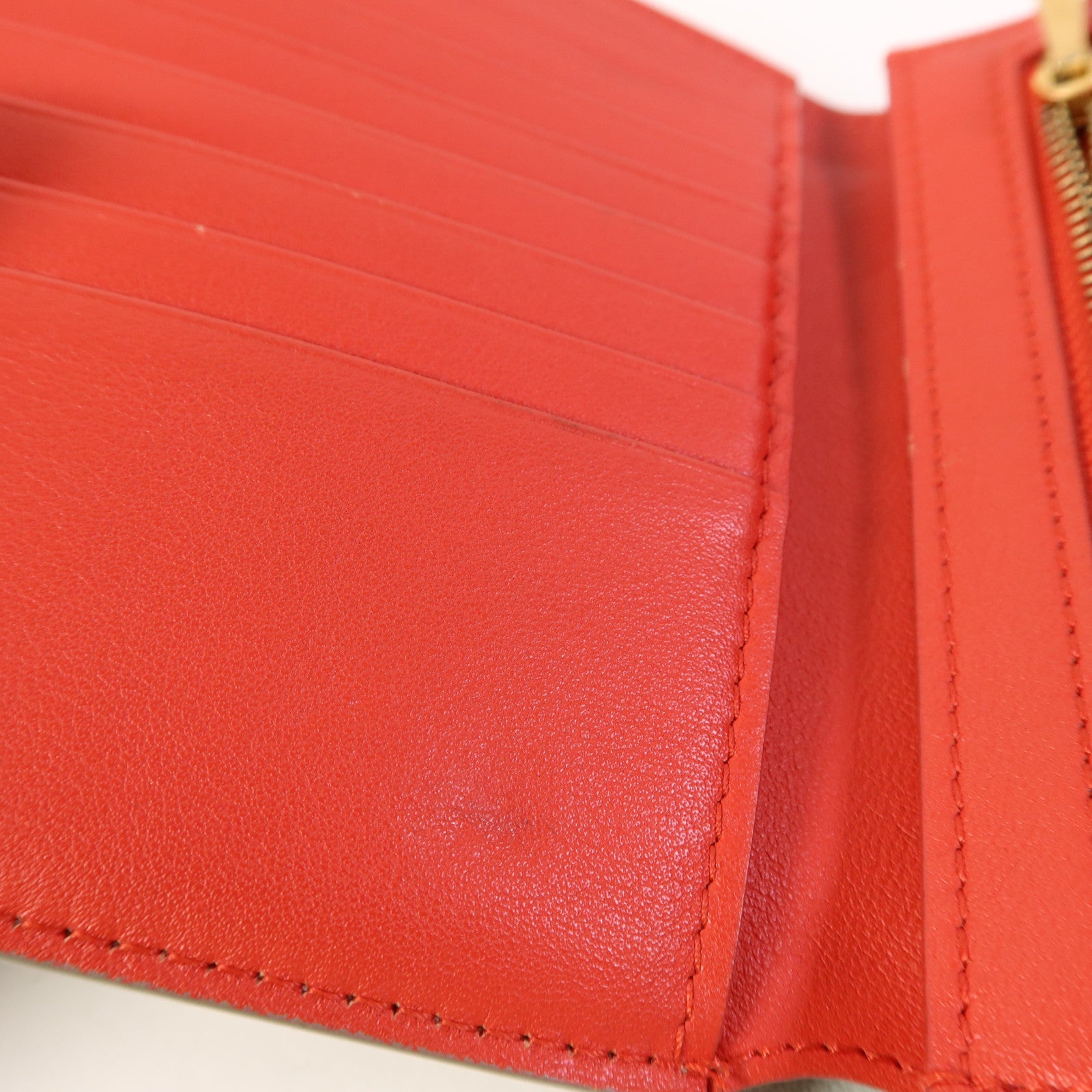 CELINE 牛皮皮革Wallet金扣錢包