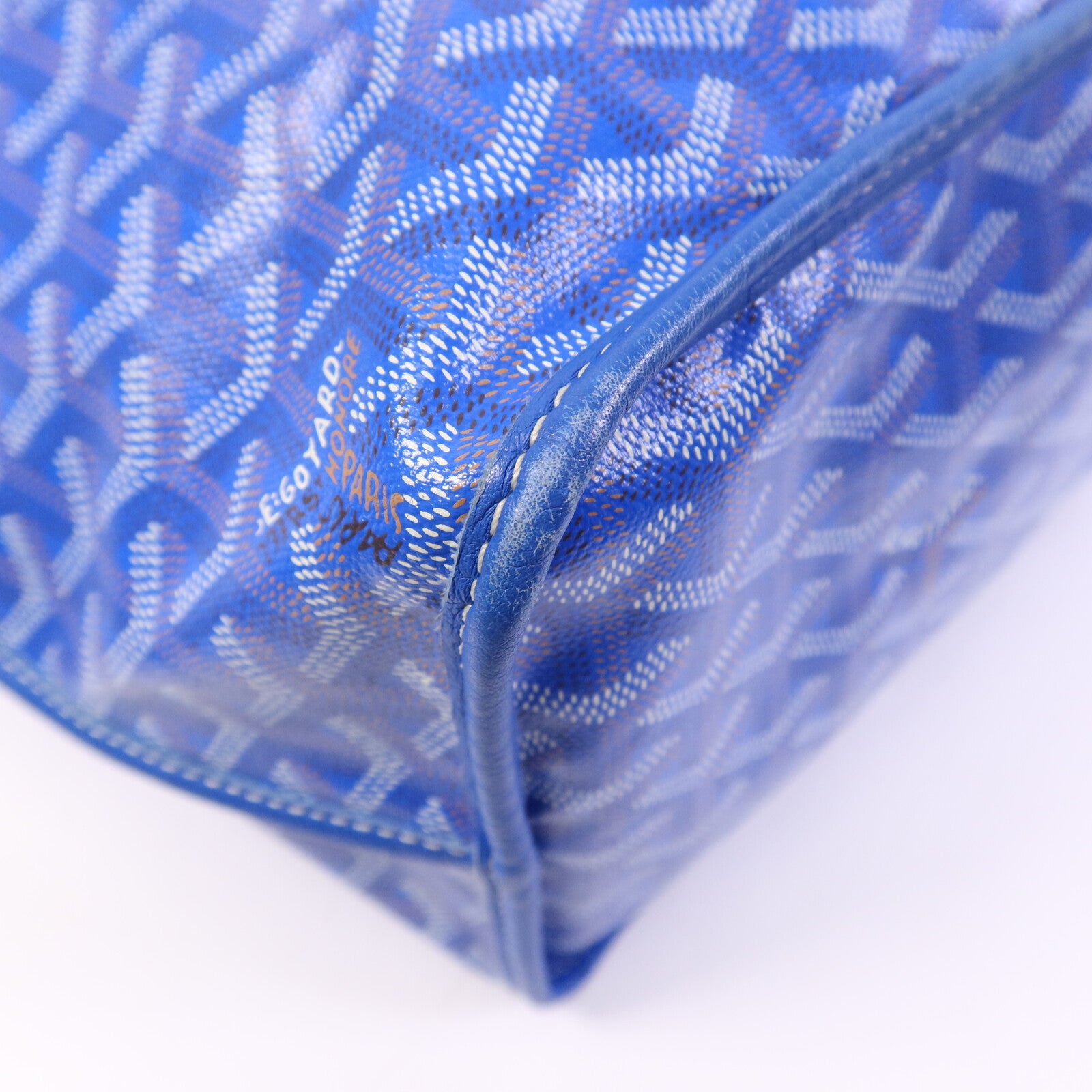 GOYARD 【激減優惠】塗層帆布Anjou PM銀扣手挽袋