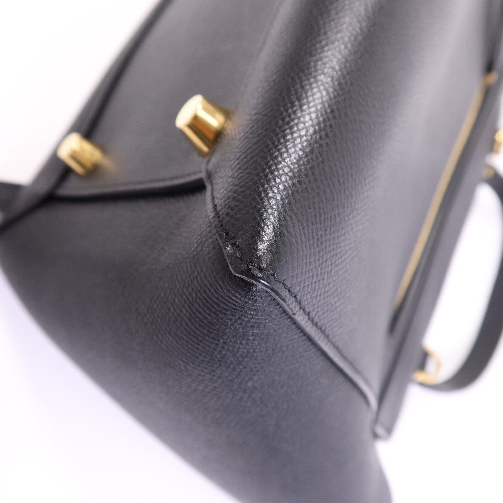 CELINE 牛皮皮革Mini Belt Bag金扣手挽肩背兩用袋