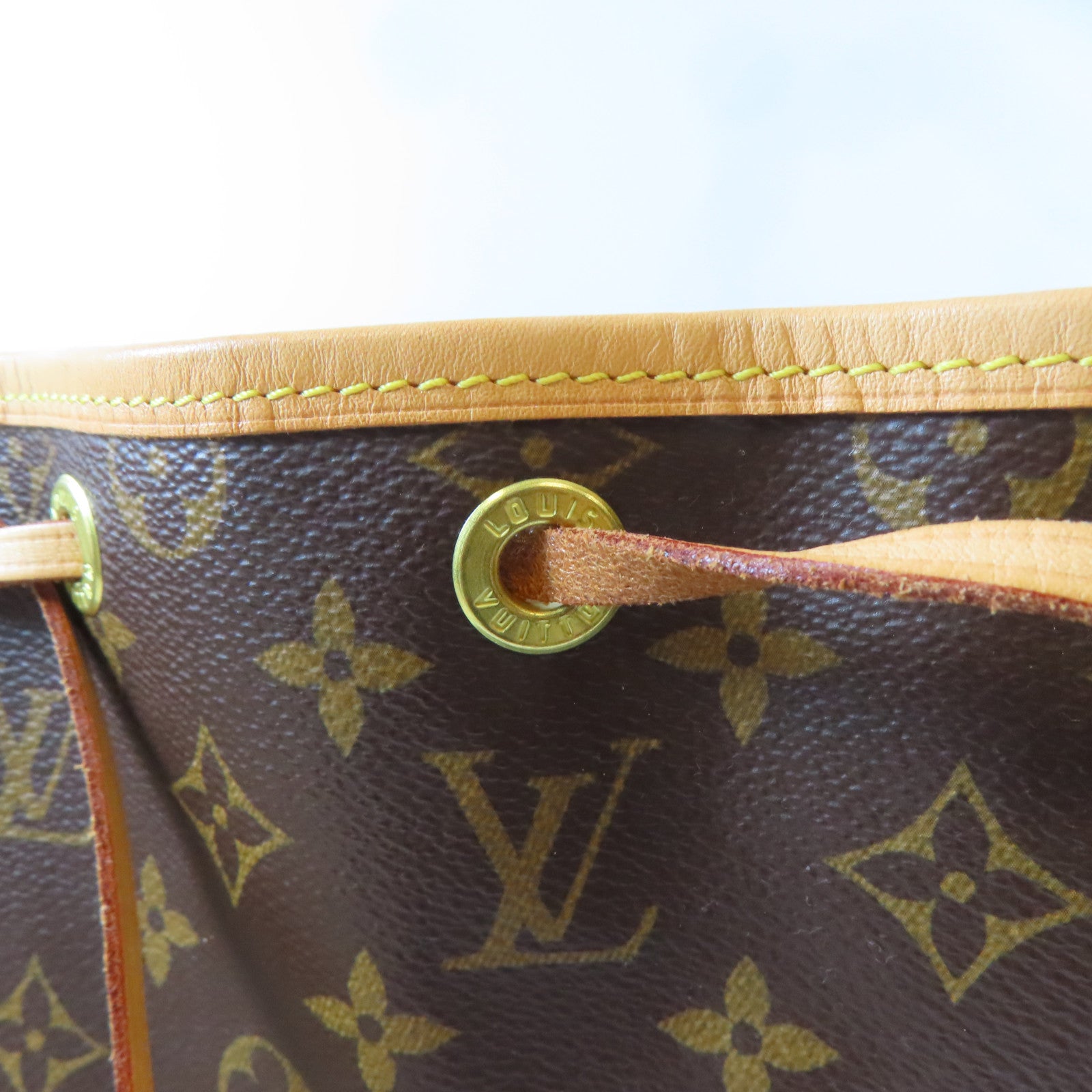 LOUIS VUITTON 【激減優惠】Monogram Noe Bucket金扣Tote Bag啡色
