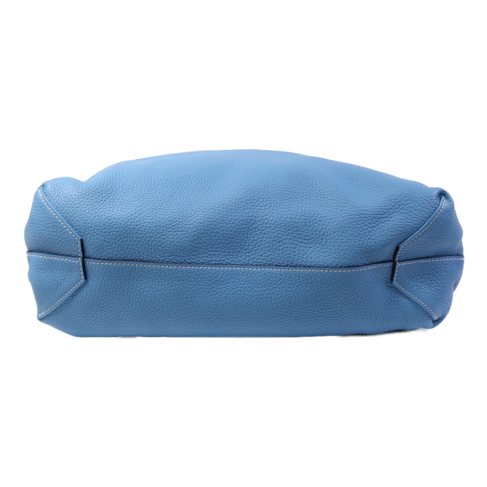 HERMES Clemence皮革Double Sens肩背袋/手挽袋Bleu Du Nord/vert Veronese