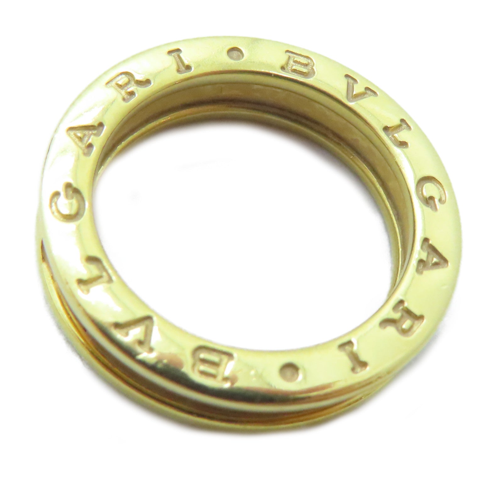 BVLGARI 18K黃金B-zero1 Ring XS金戒指BVLGARI#52/US#6