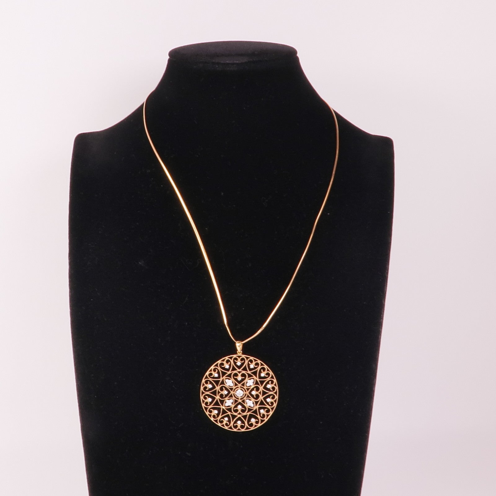 JEWELRY 18K玫瑰金Diamond Necklace鑽石項鍊