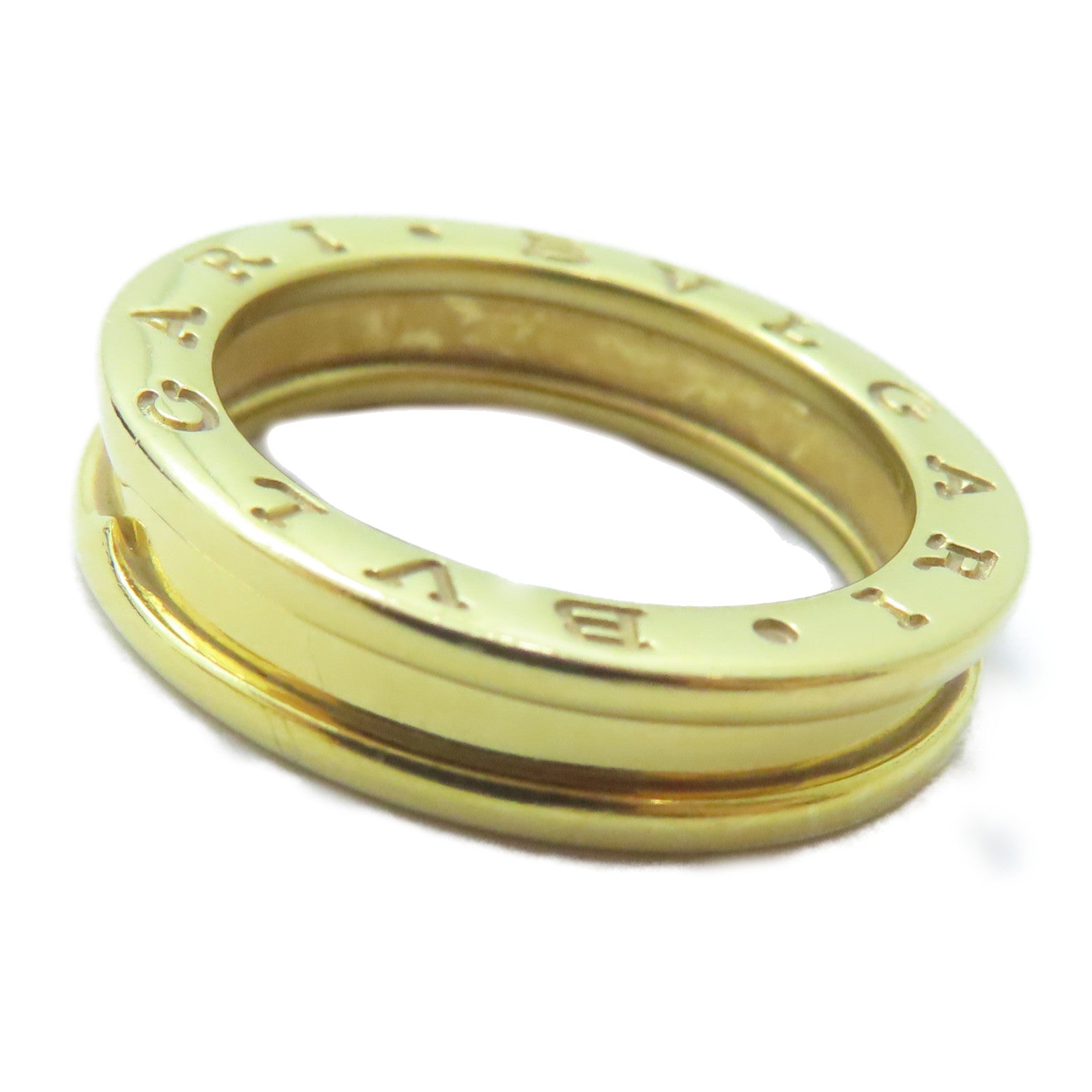 BVLGARI 18K黃金B-zero1 Ring XS金戒指BVLGARI#52/US#6