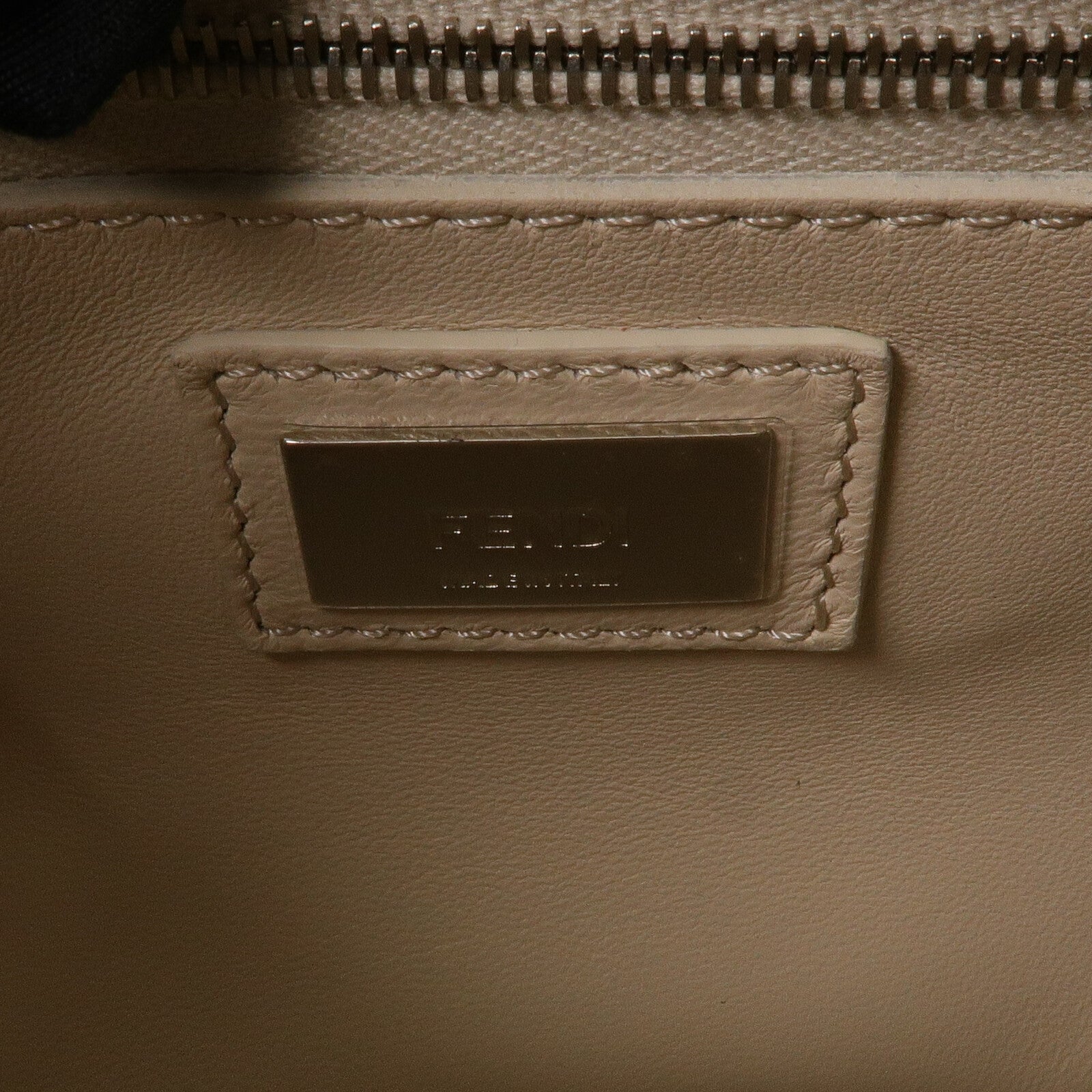 FENDI 牛皮皮革Peekaboo Mini手挽肩背兩用袋