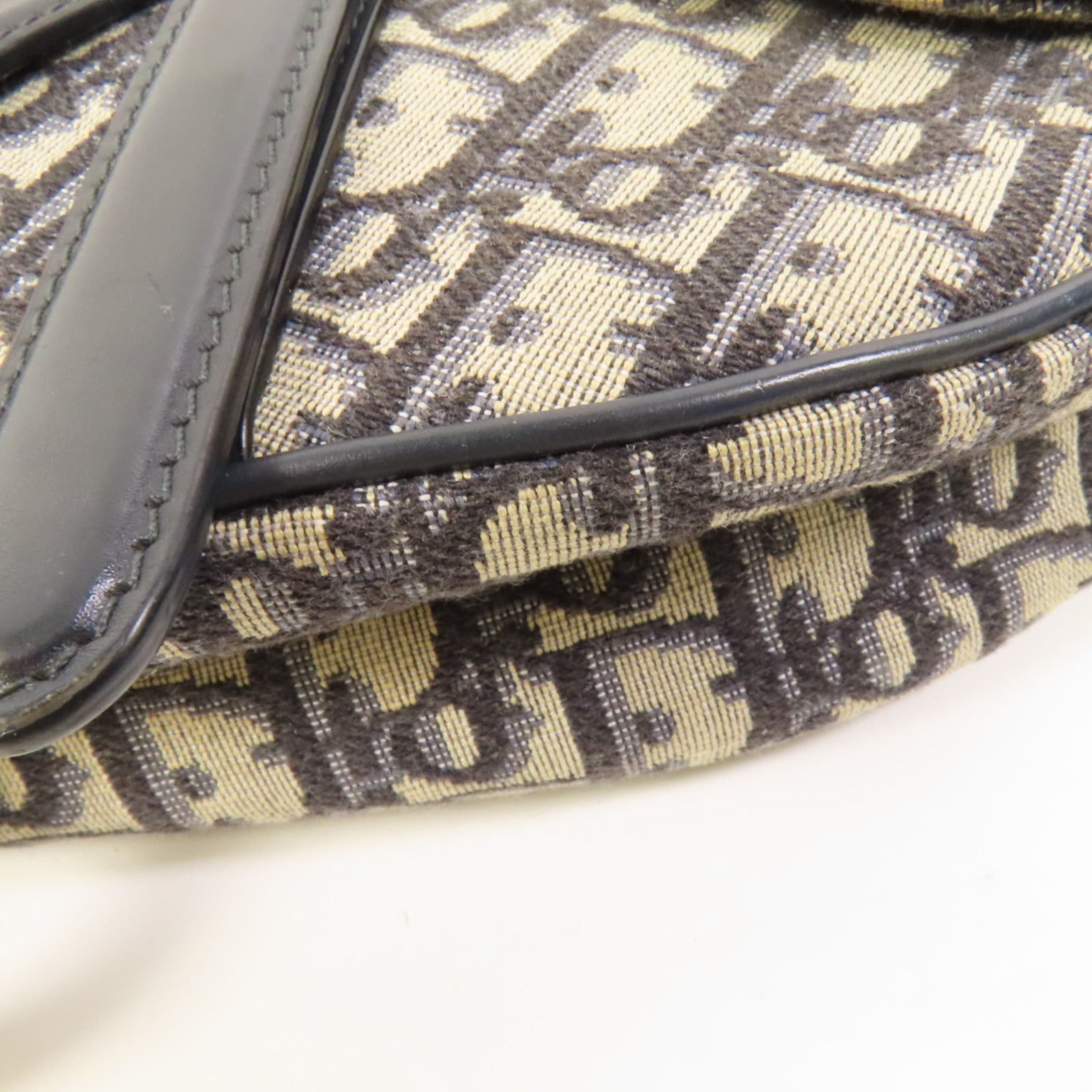 Dior 帆布Saddle金扣肩背袋