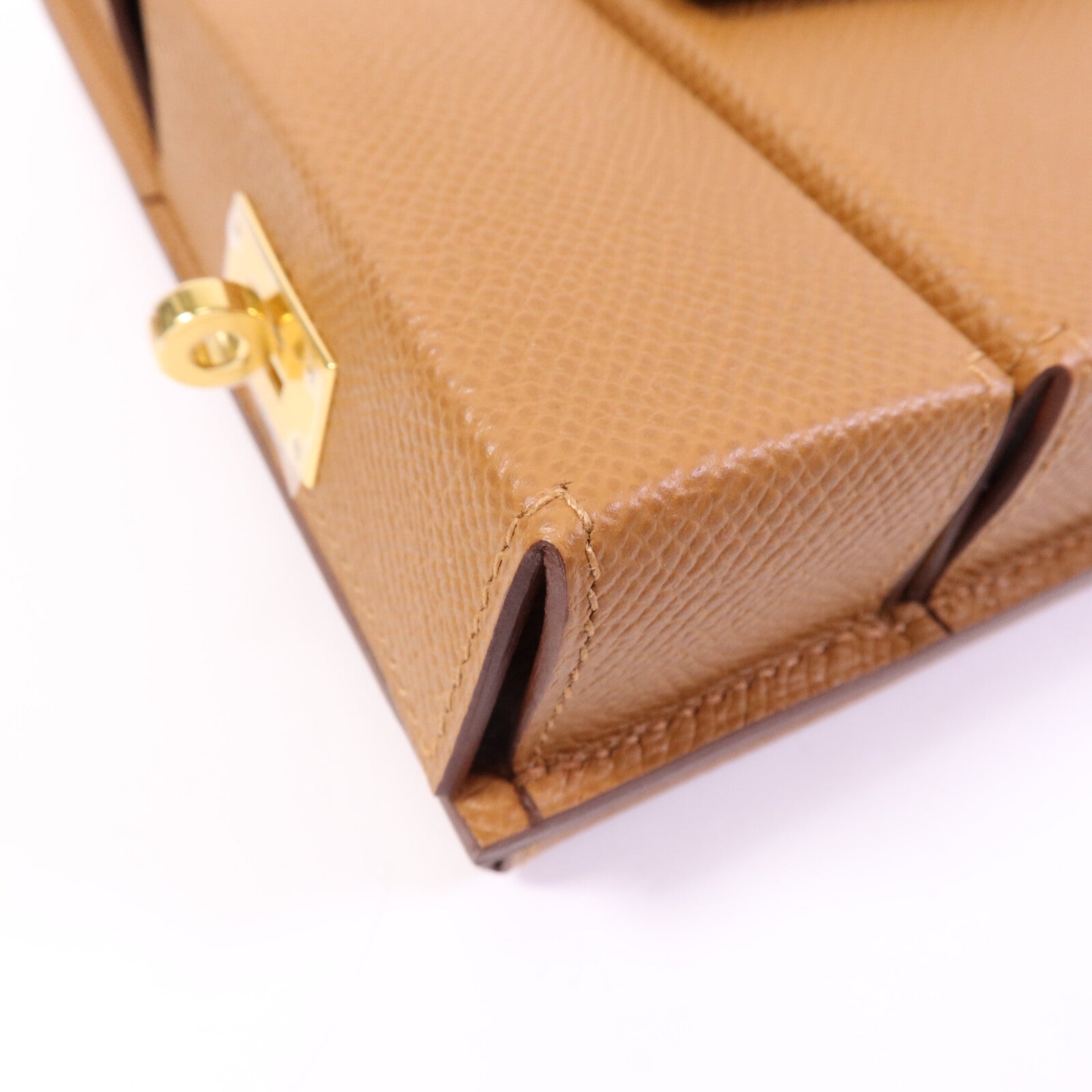 HERMES Epsom皮革Pochette Kelly Multipocket金扣肩背袋