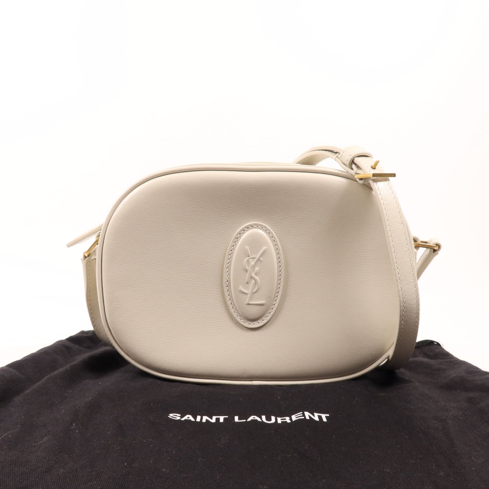 SAINT LAURENT 牛皮皮革Le 61 Camera Bag金扣肩背袋