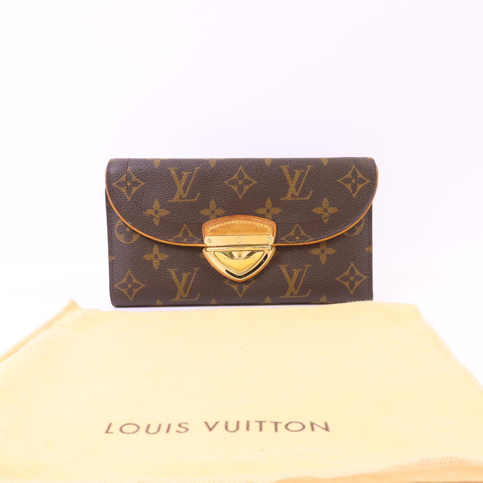 LOUIS VUITTON Monogram Portefeuille Eugenie金扣長錢包