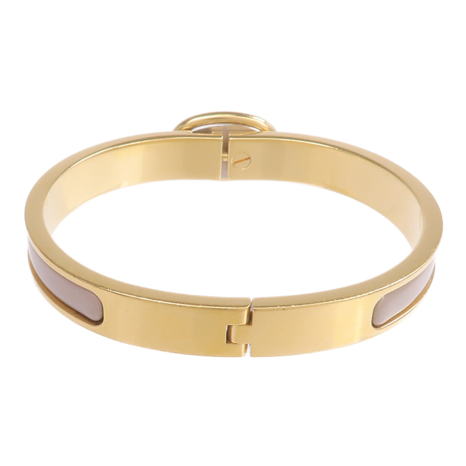 HERMES 金屬/琺瑯Mini Clic Chaine d'Ancre手鐲