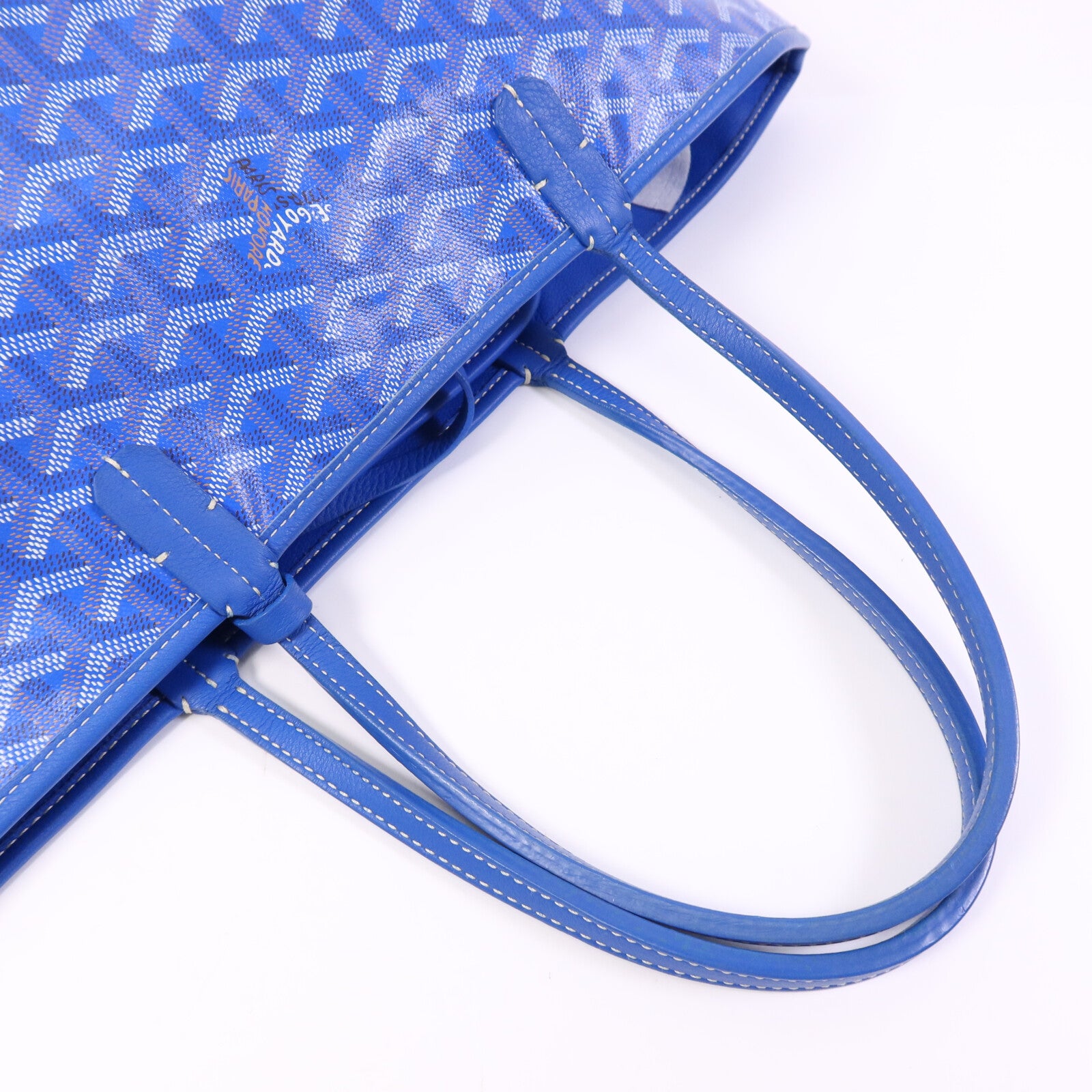 GOYARD 【激減優惠】塗層帆布Anjou PM銀扣手挽袋