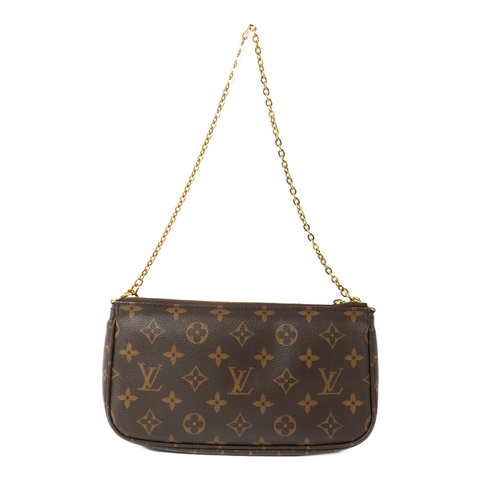 LOUIS VUITTON Monogram Multi Pochette Accessoires鏈帶手挽肩背兩用袋