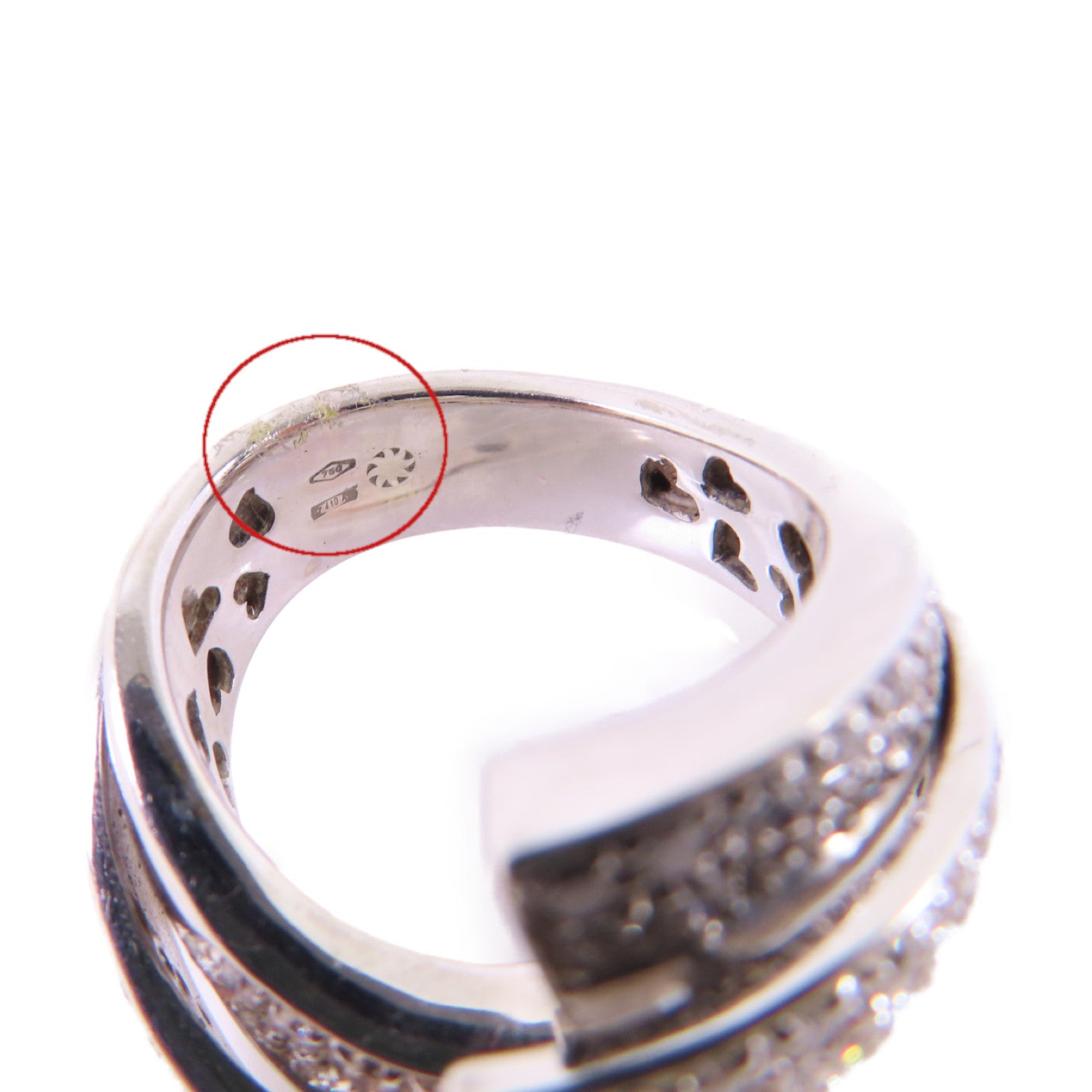 JEWELRY 18K白金/鑽石Diamond Ring戒指US#6.5
