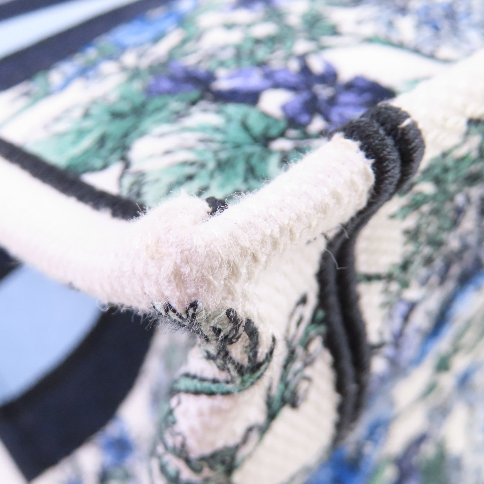 Dior 帆布Medium Dior Book Tote Bag白色/藍色
