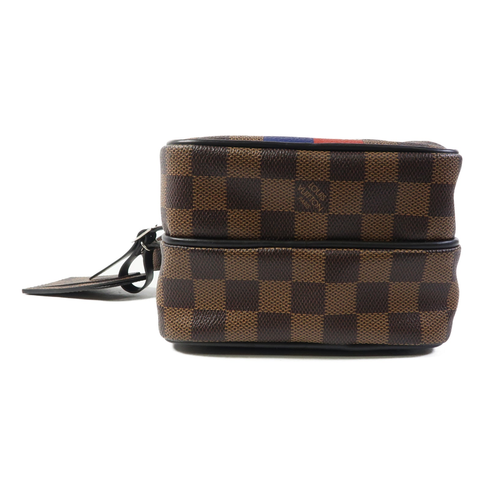 LOUIS VUITTON Damier Amazon Chapman Limited Edition銀扣肩背袋