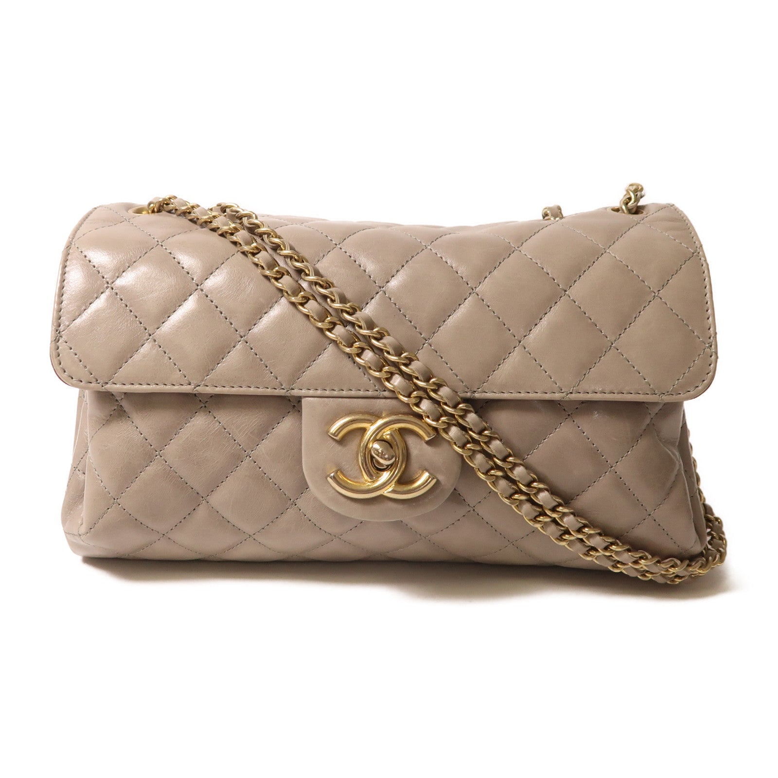 CHANEL 牛皮皮革Chain Shoulder肩背袋