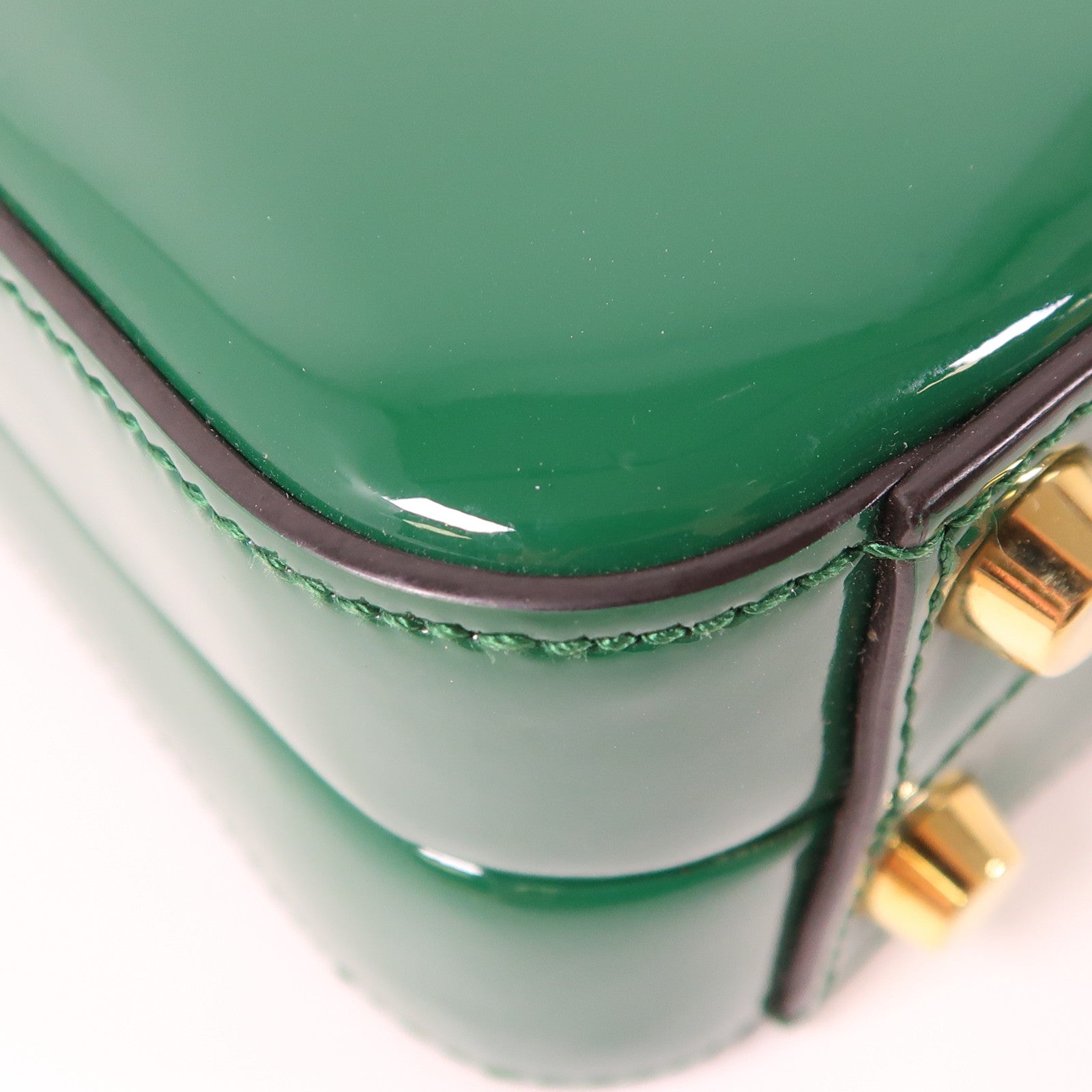 GUCCI 漆皮皮革Sylvie 1969 Bag金扣手挽肩背兩用袋