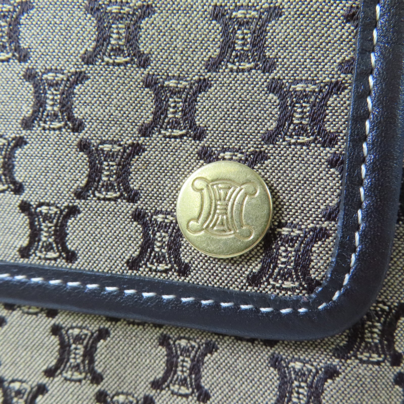 CELINE 帆布Hand Bag金扣手挽袋