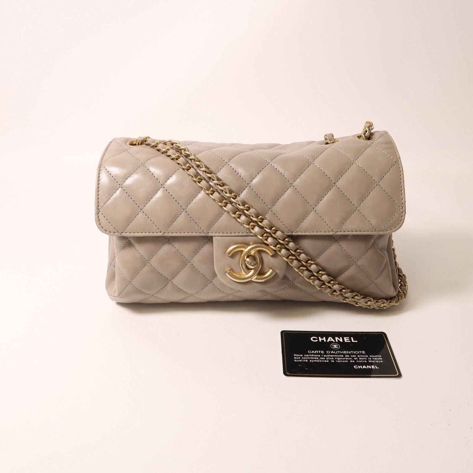 CHANEL 牛皮皮革Chain Shoulder肩背袋