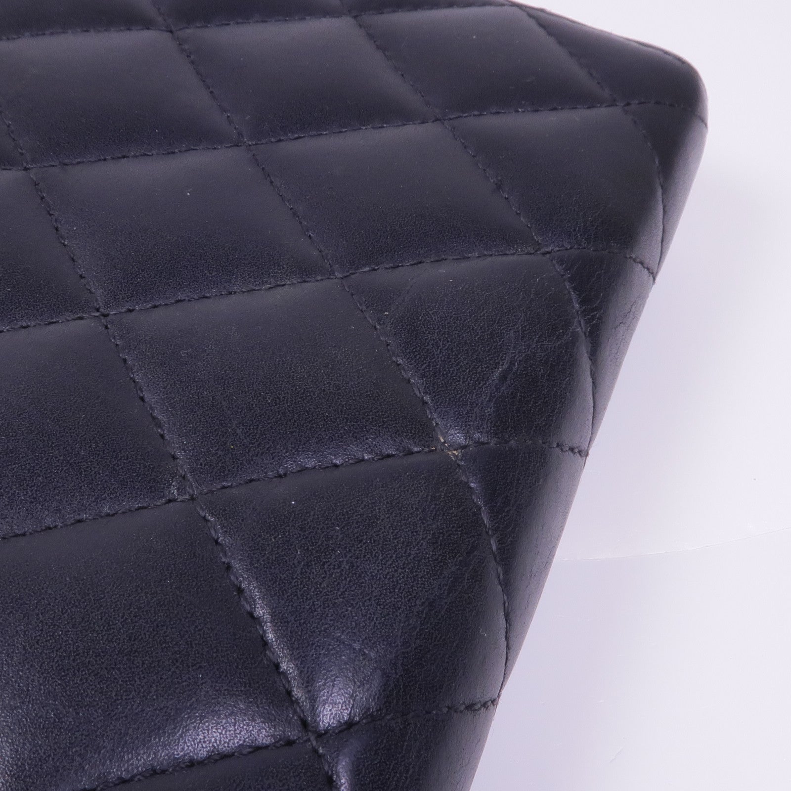 CHANEL 牛皮皮革Cambon Long Wallet銀扣長錢包