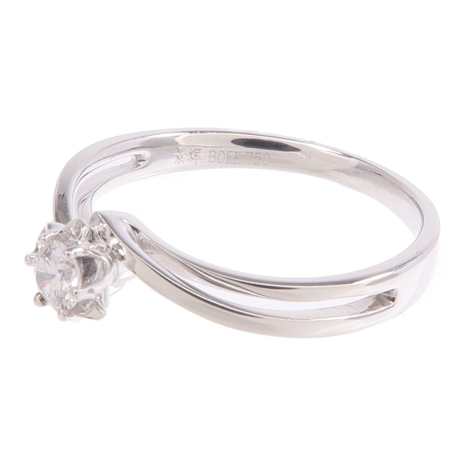 JEWELRY 18K白金Diamond Ring鑽石戒指