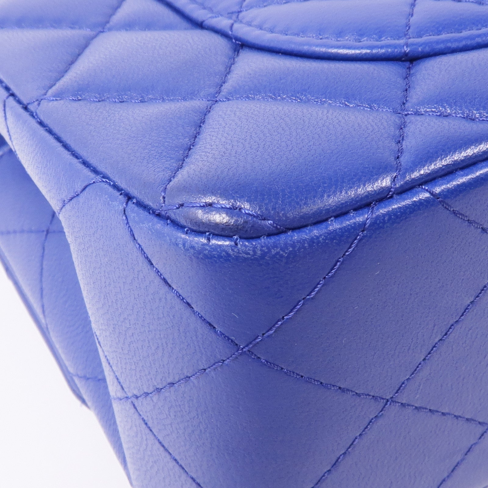 CHANEL 羊皮皮革Mini Classic 20銀扣鏈帶肩背袋