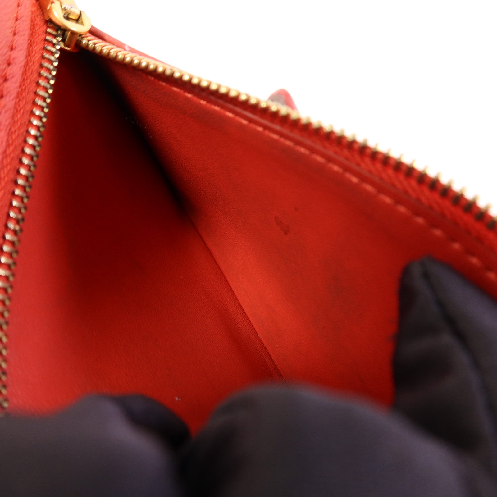 CELINE 牛皮皮革Wallet金扣錢包