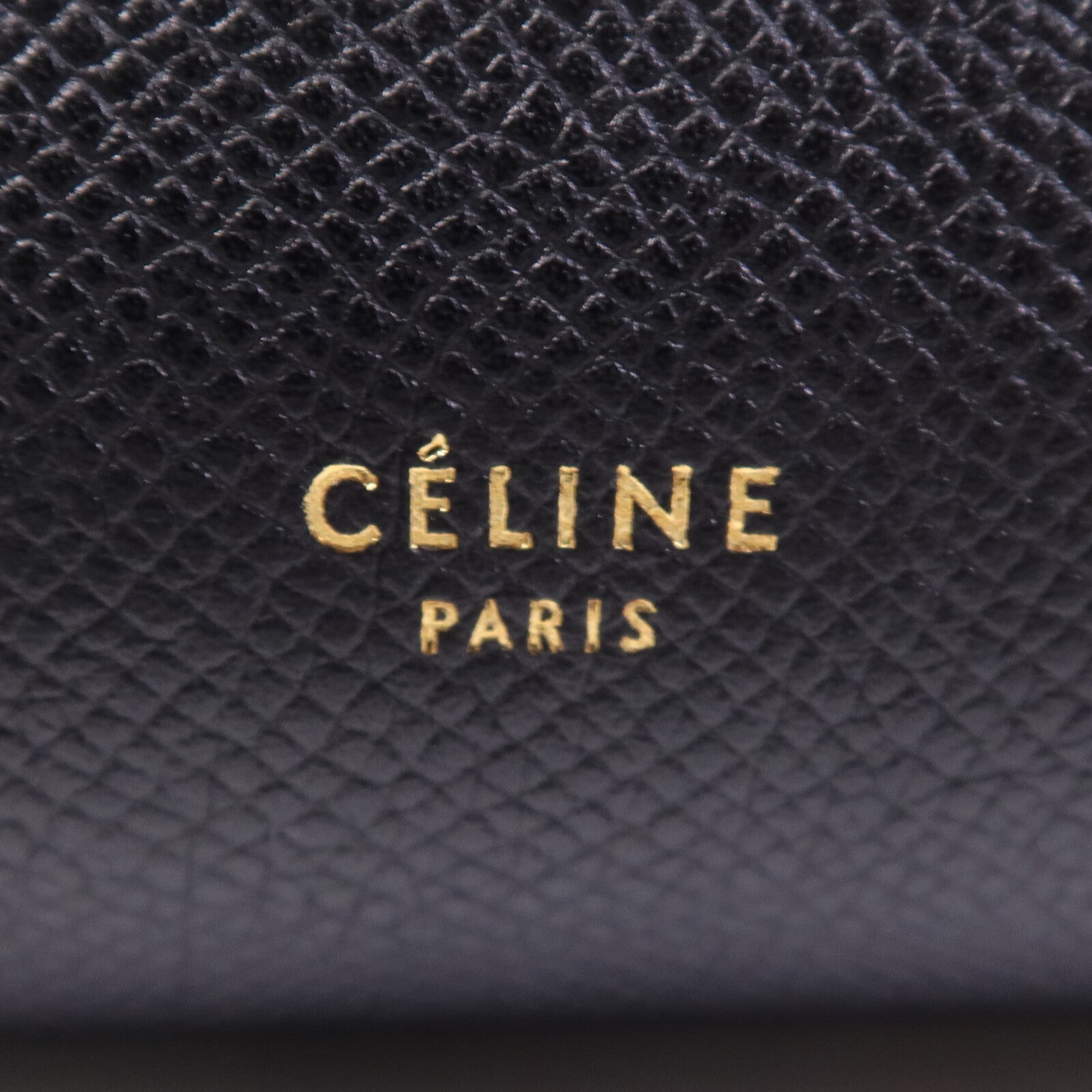 CELINE 牛皮皮革Mini Belt Bag金扣手挽肩背兩用袋