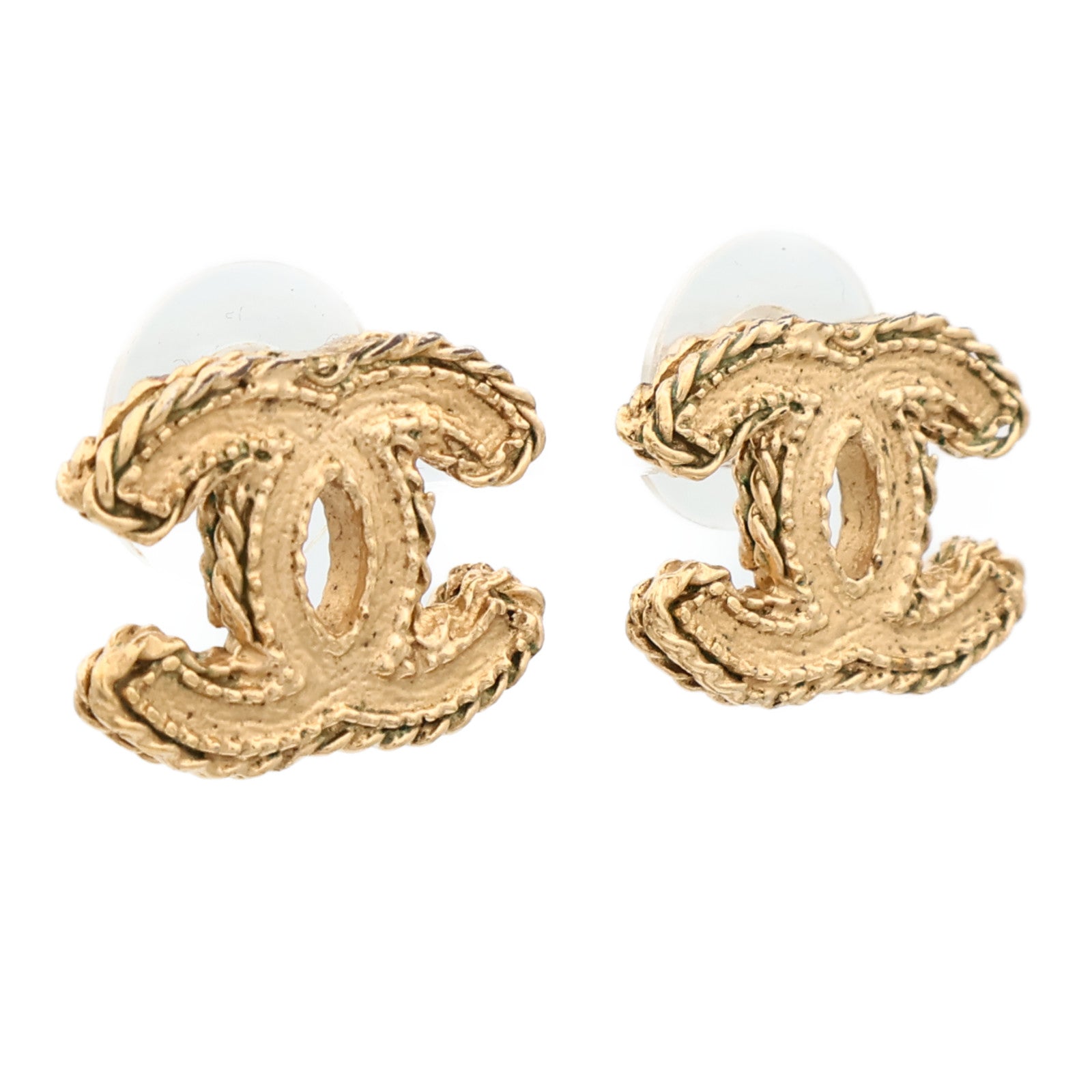 CHANEL 金屬CC Logo Earrings耳環