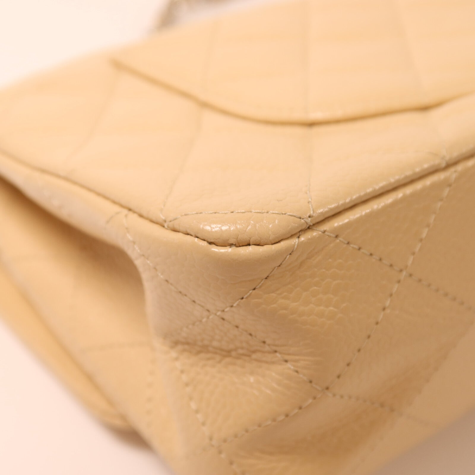 CHANEL 牛皮皮革Classic 25銀扣鏈帶肩背袋