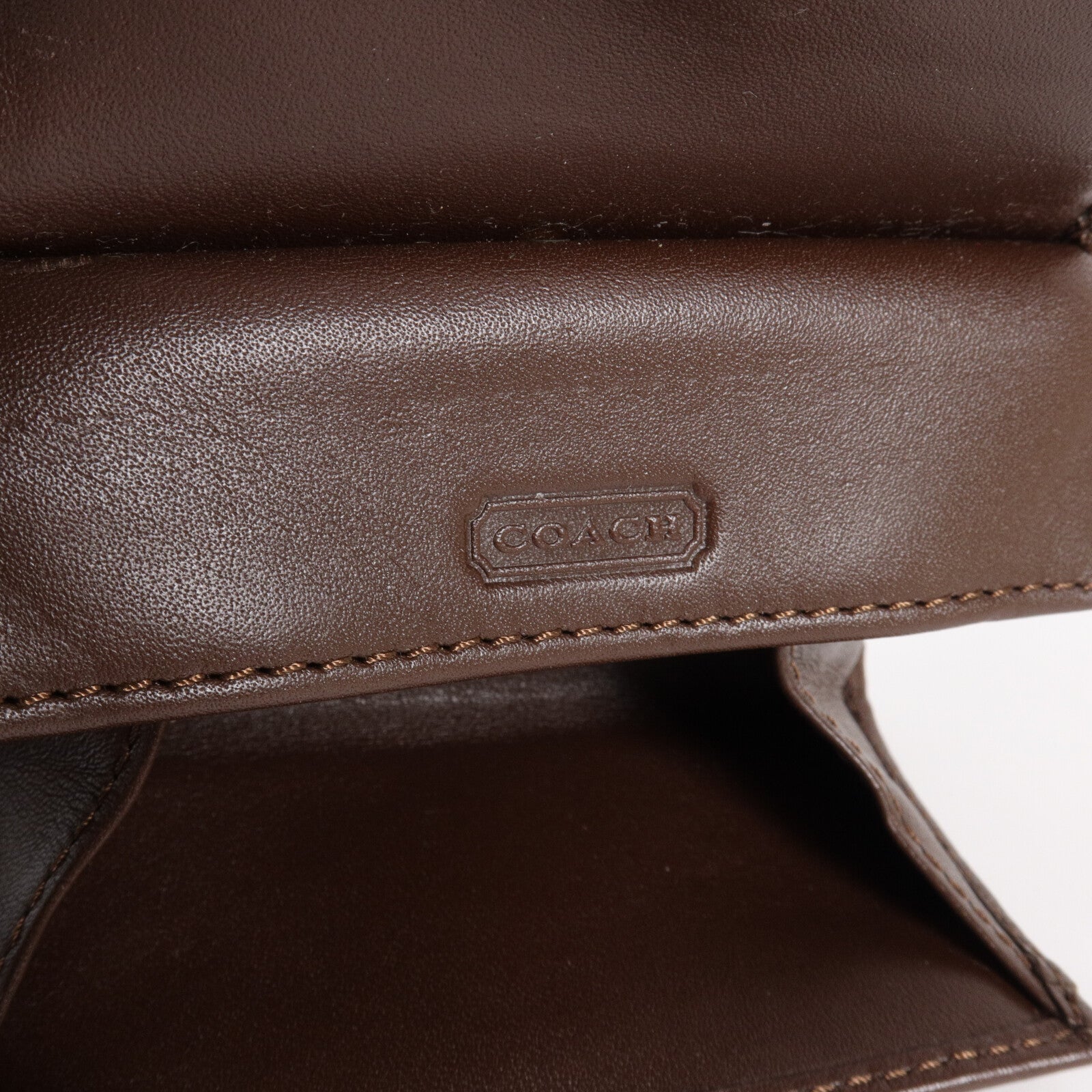 COACH 帆布/牛皮皮革Coin Case零錢包