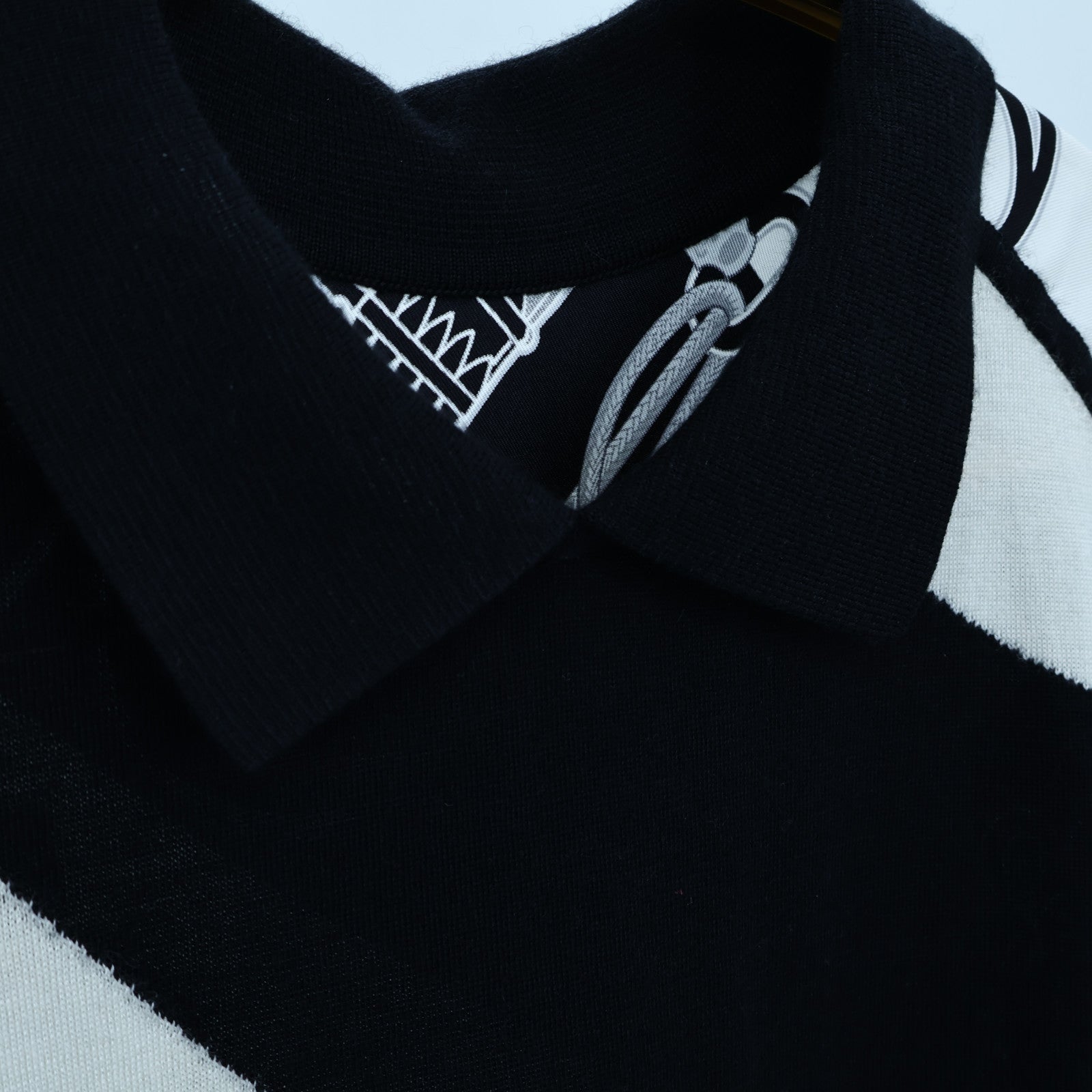 HERMES Silk/Cashmere Twillaine Sweater針織