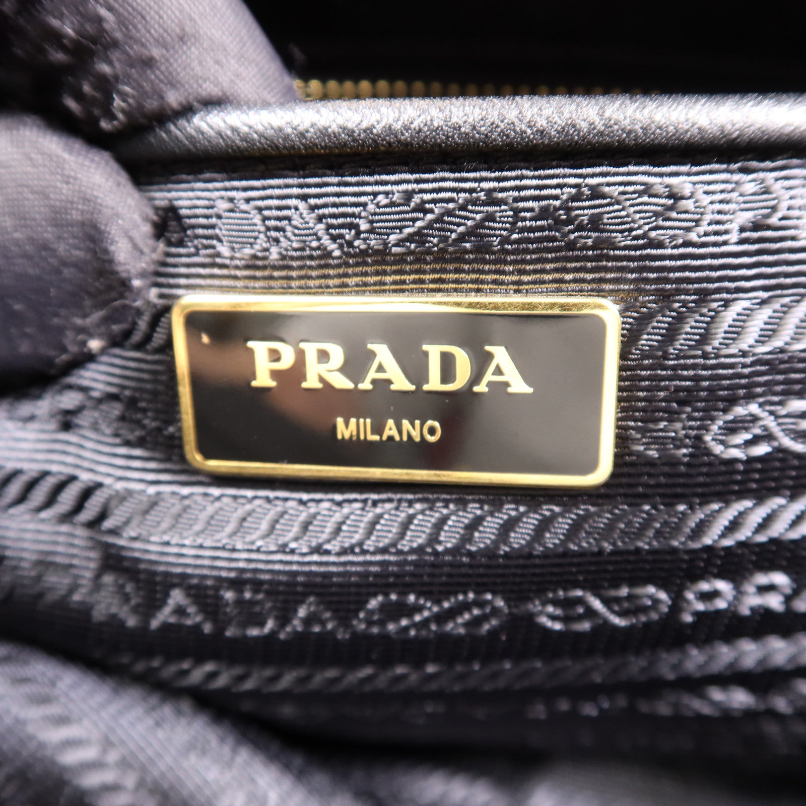 PRADA 尼龍2 Way Shoulder Bag金扣手挽肩背兩用袋