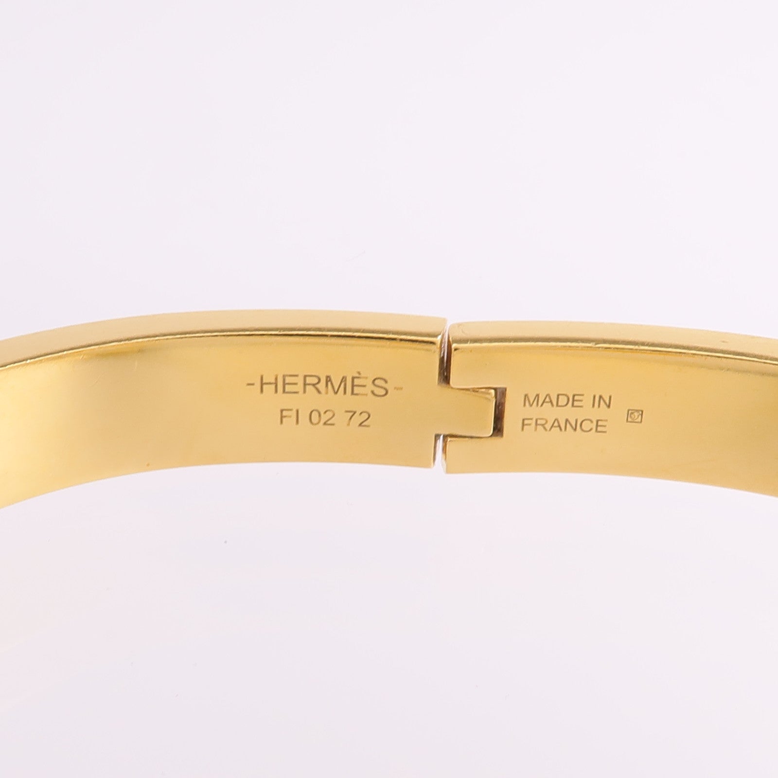 HERMES 金屬/琺瑯Mini Clic Chaine d'Ancre手鐲