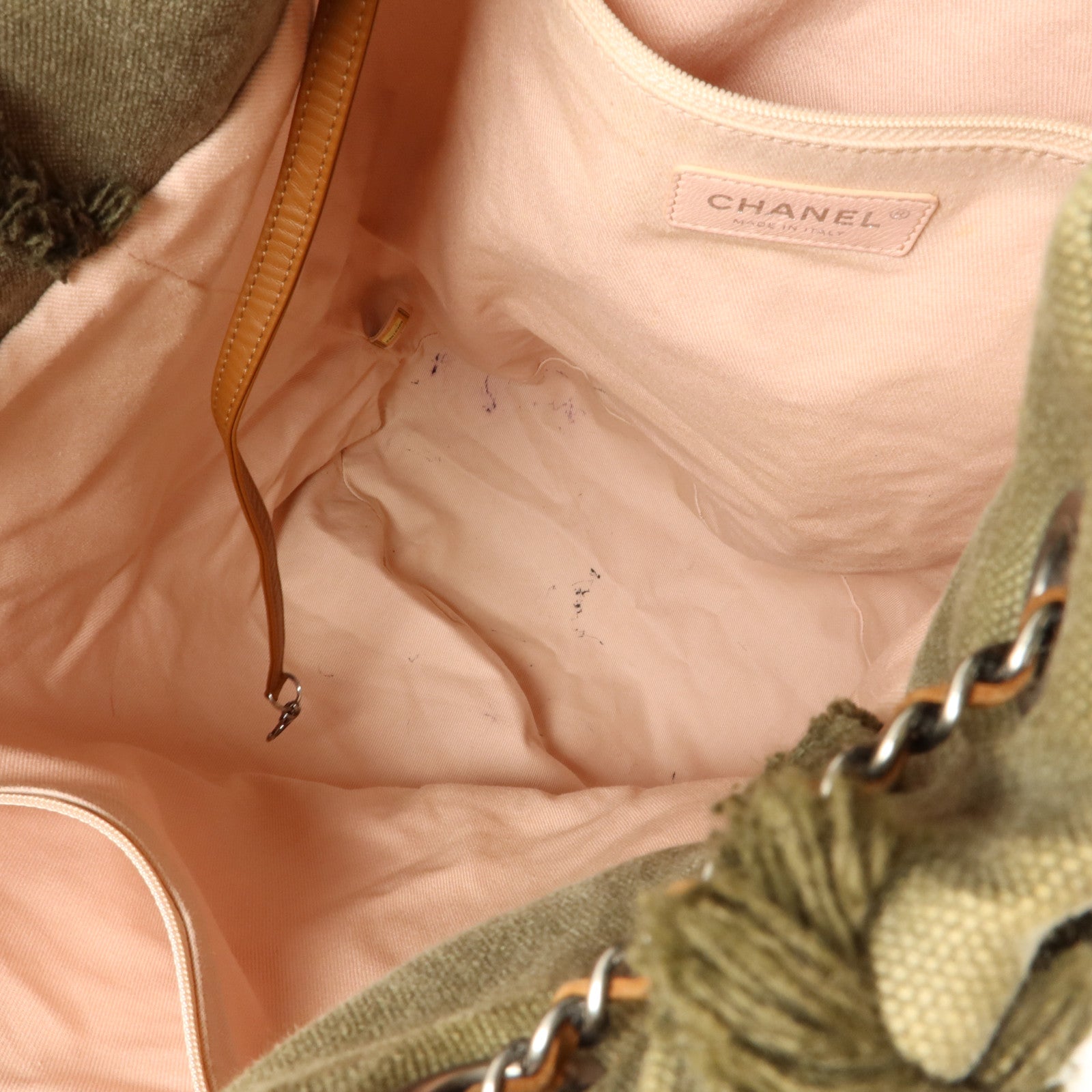 CHANEL 帆布/珠片La Habana Backpack背包