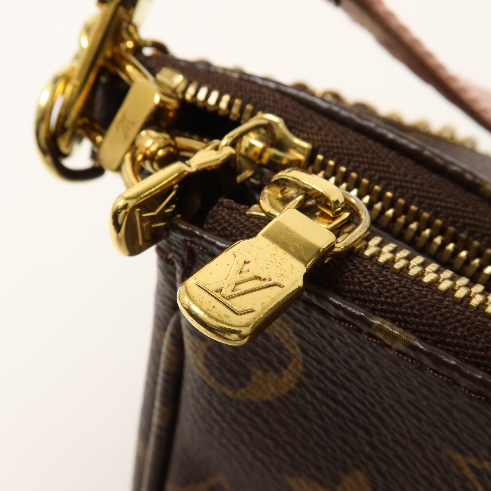 LOUIS VUITTON Monogram Multi Pochette Accessoires鏈帶手挽肩背兩用袋