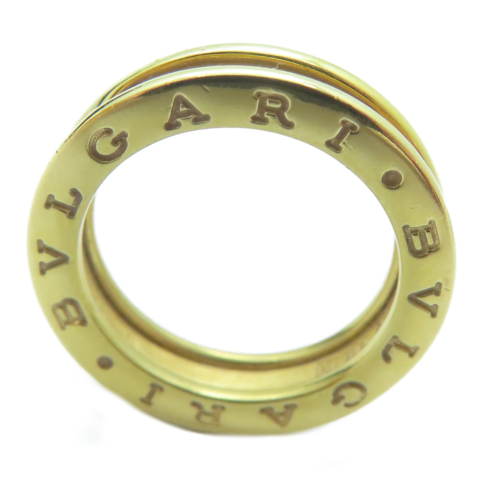 BVLGARI 18K黃金B-zero1 Ring XS金戒指BVLGARI#52/US#6