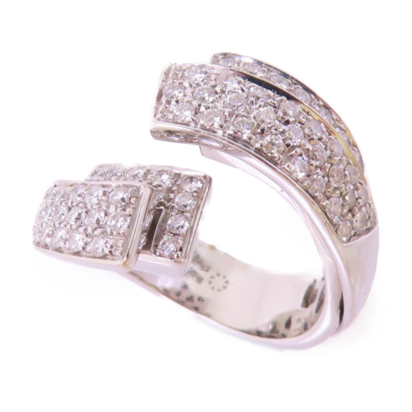 JEWELRY 18K白金/鑽石Diamond Ring戒指US#6.5